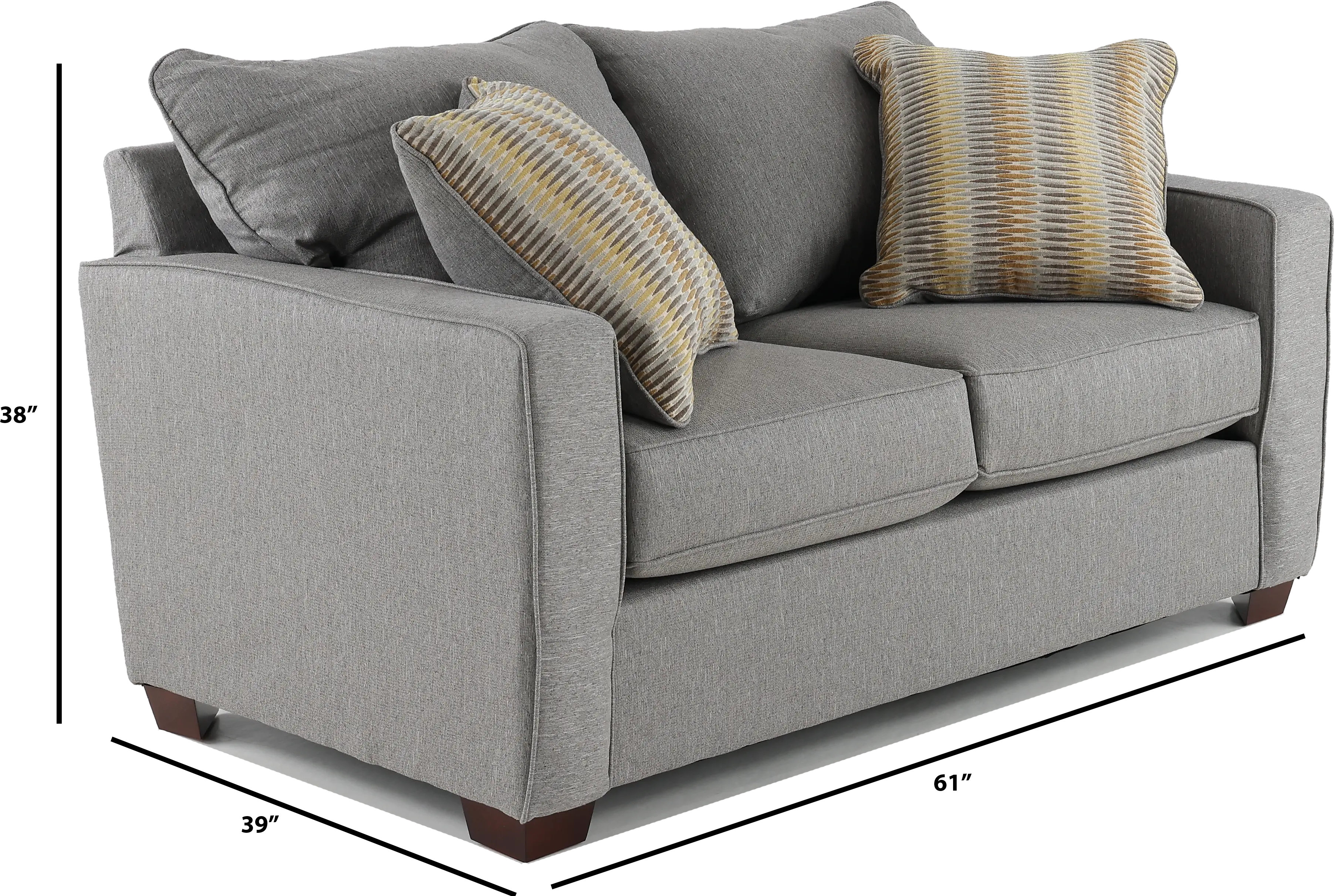 GAVLOV/JUSSTO Gavin Gray Loveseat-3