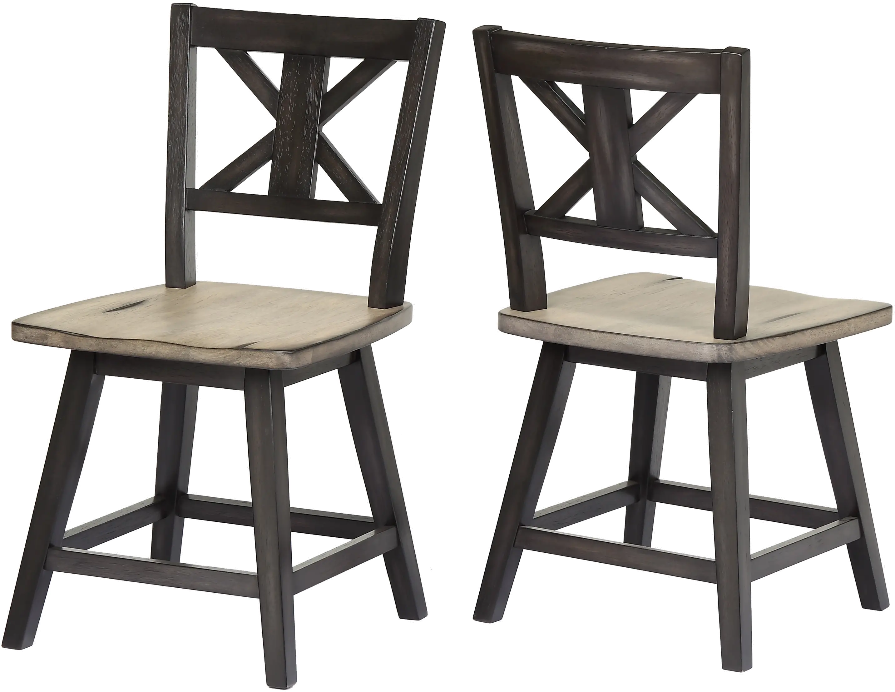 Orlando Sand and Black Swivel Dining Room Chair-4