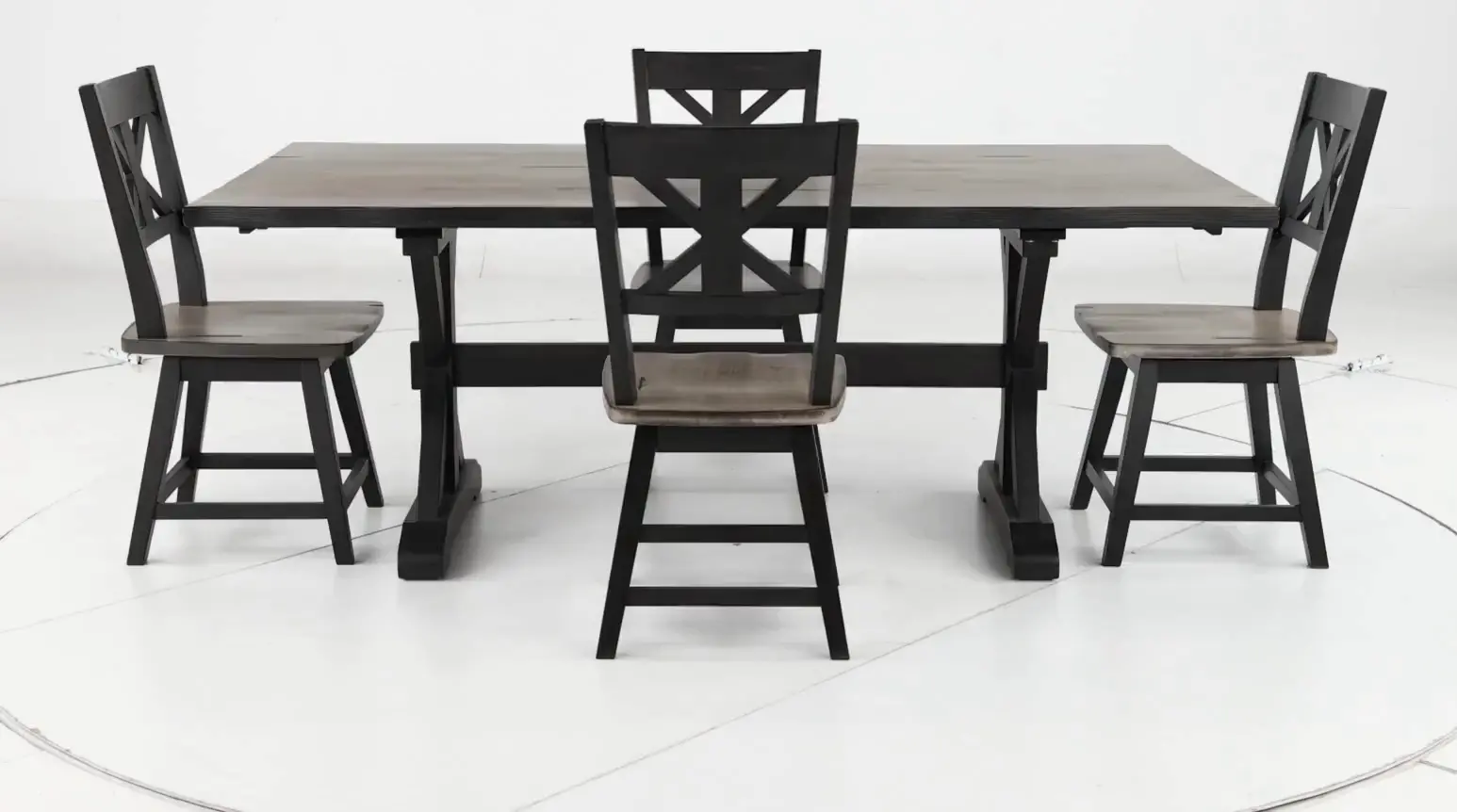 Orlando Sand and Black 5 Piece Dining Set-5