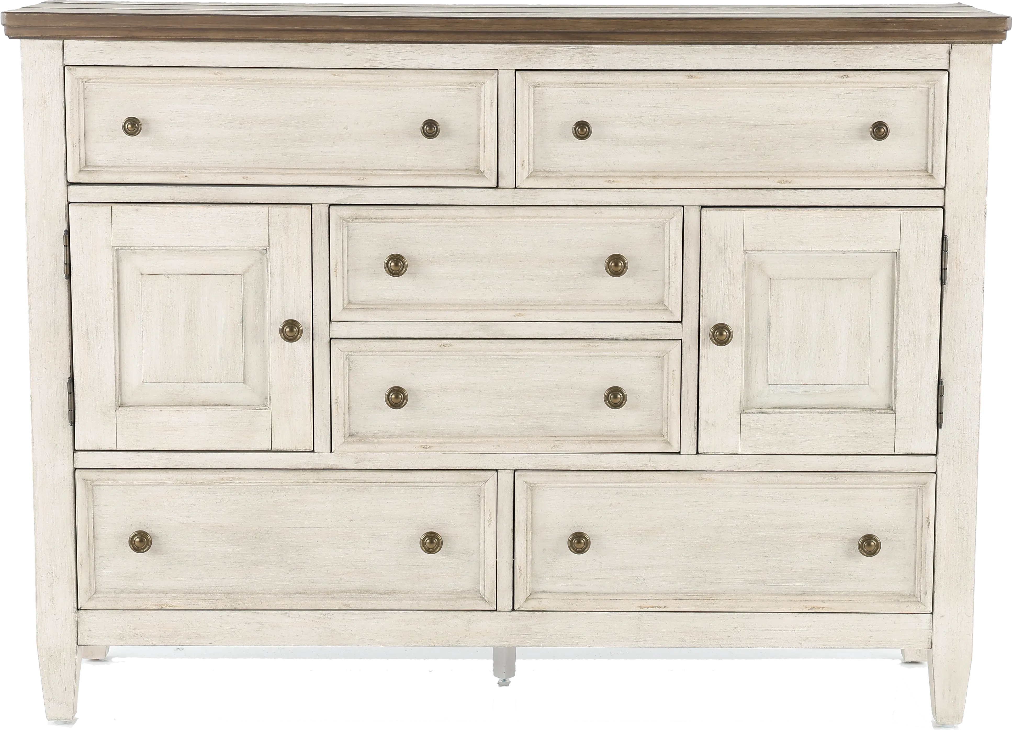 824-BR32 Heartland Antique White Oversized Dresser-1