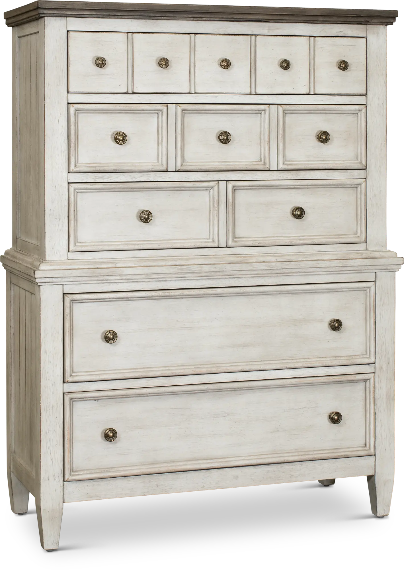 824-BR41 Heartland Antique White Chest of Drawers-1