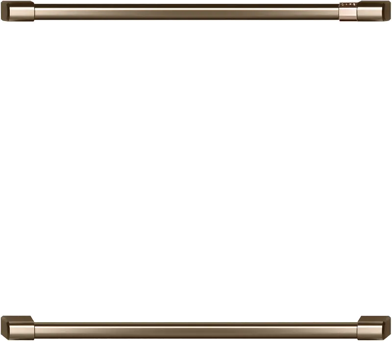 Cafe Brushed Bronze Bar Handle Kit for Double Wall Oven