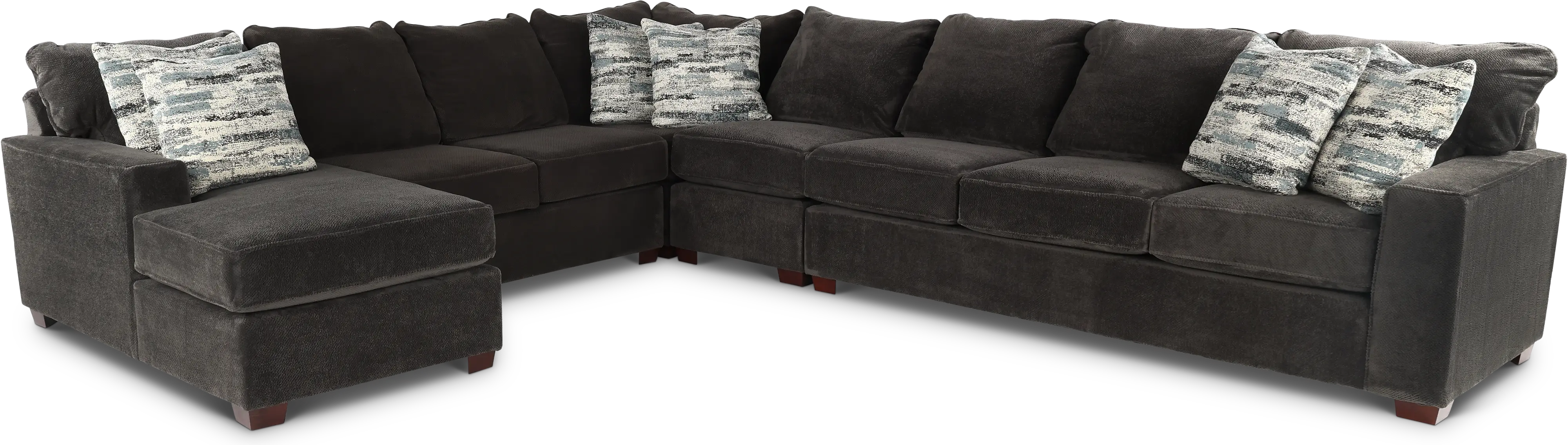5PC/AUTUMN/STLNG/OP2 Autumn Gray 5 Piece Sectional-1
