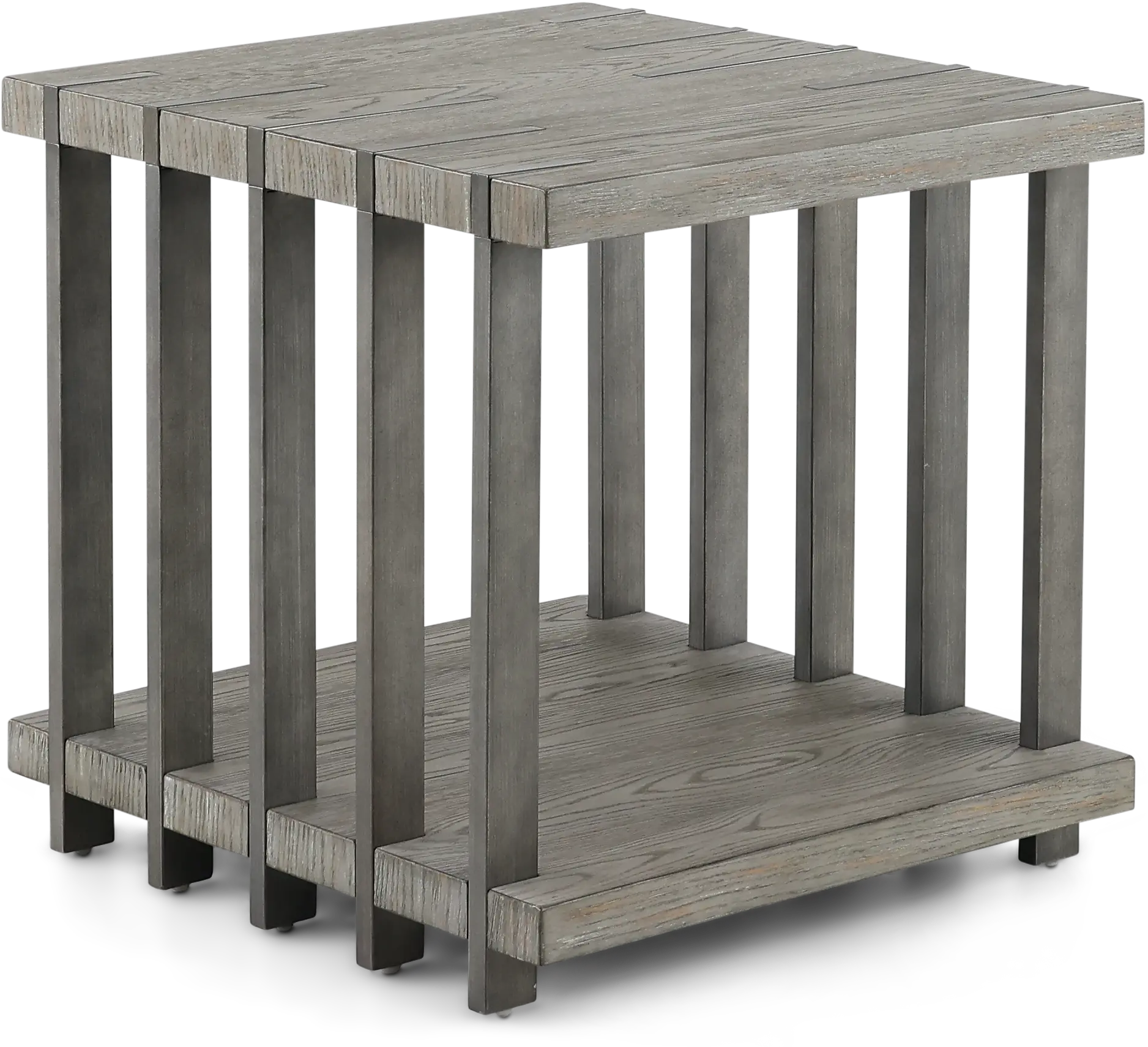 Eldridge Gray End Table-1