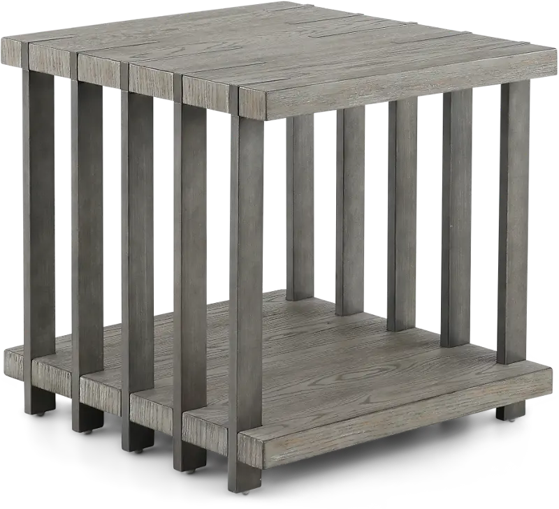 Eldridge Gray End Table