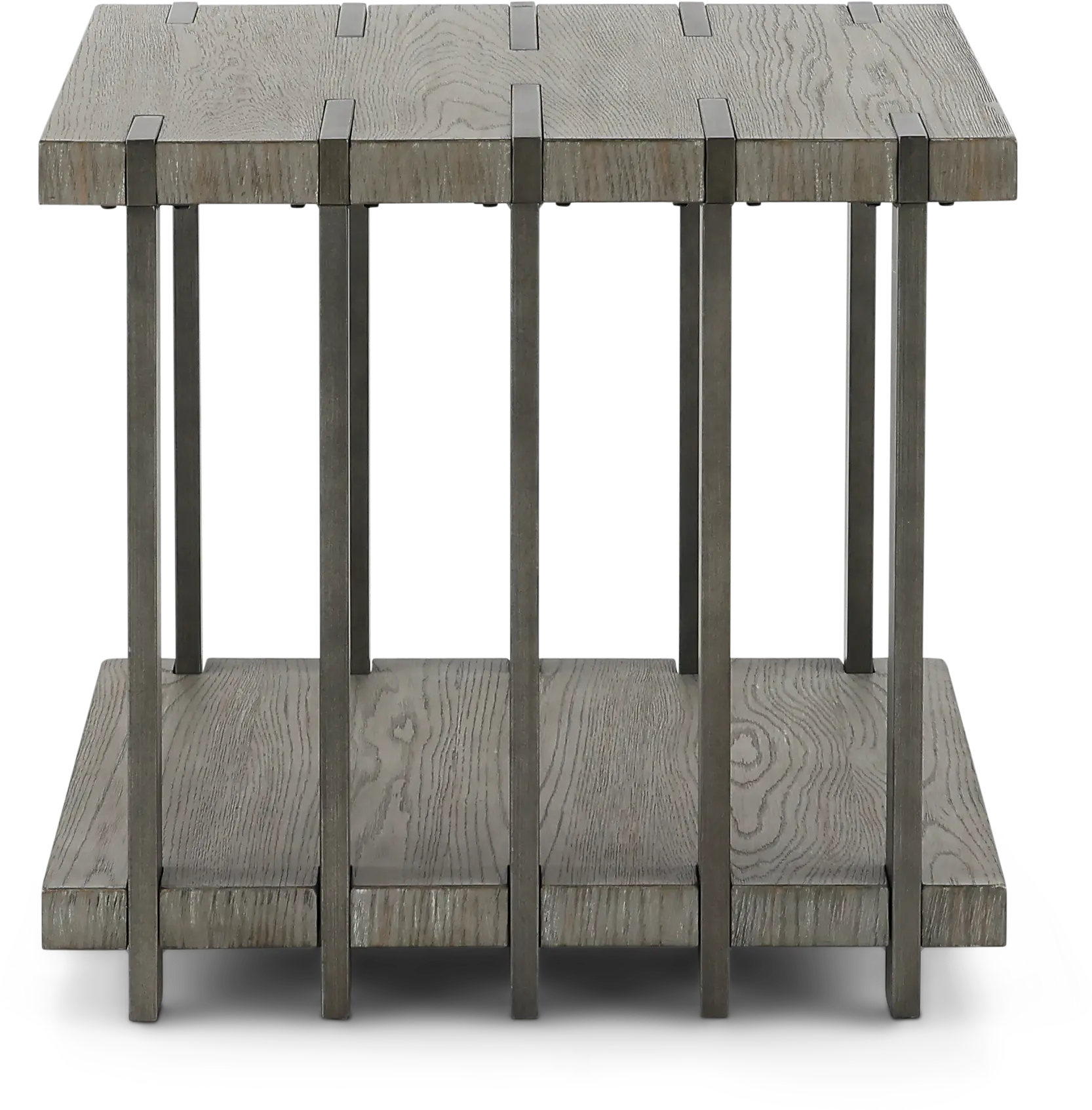 Eldridge Gray End Table-5