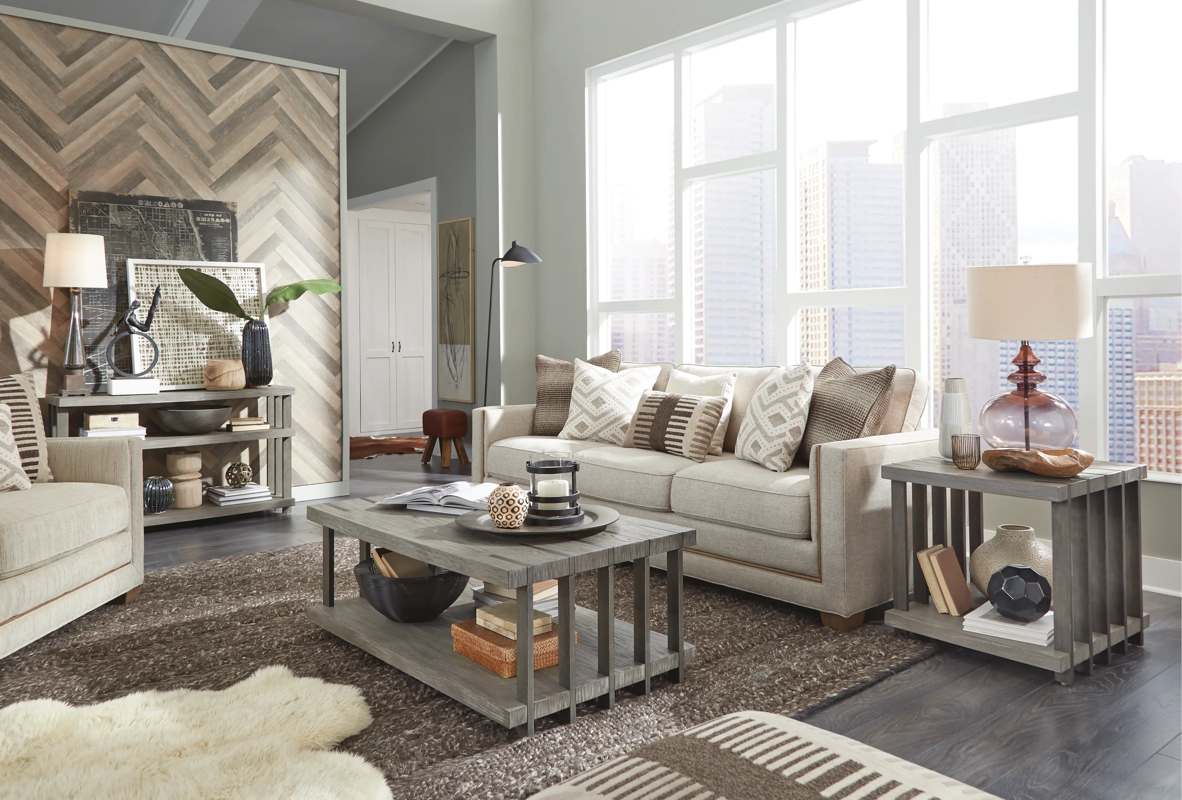 Eldridge Gray End Table-8