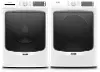 .MAT-6630-W/W-ELE-PR Maytag Laundry Pair with Front Load Washer and Electric Dryer - White