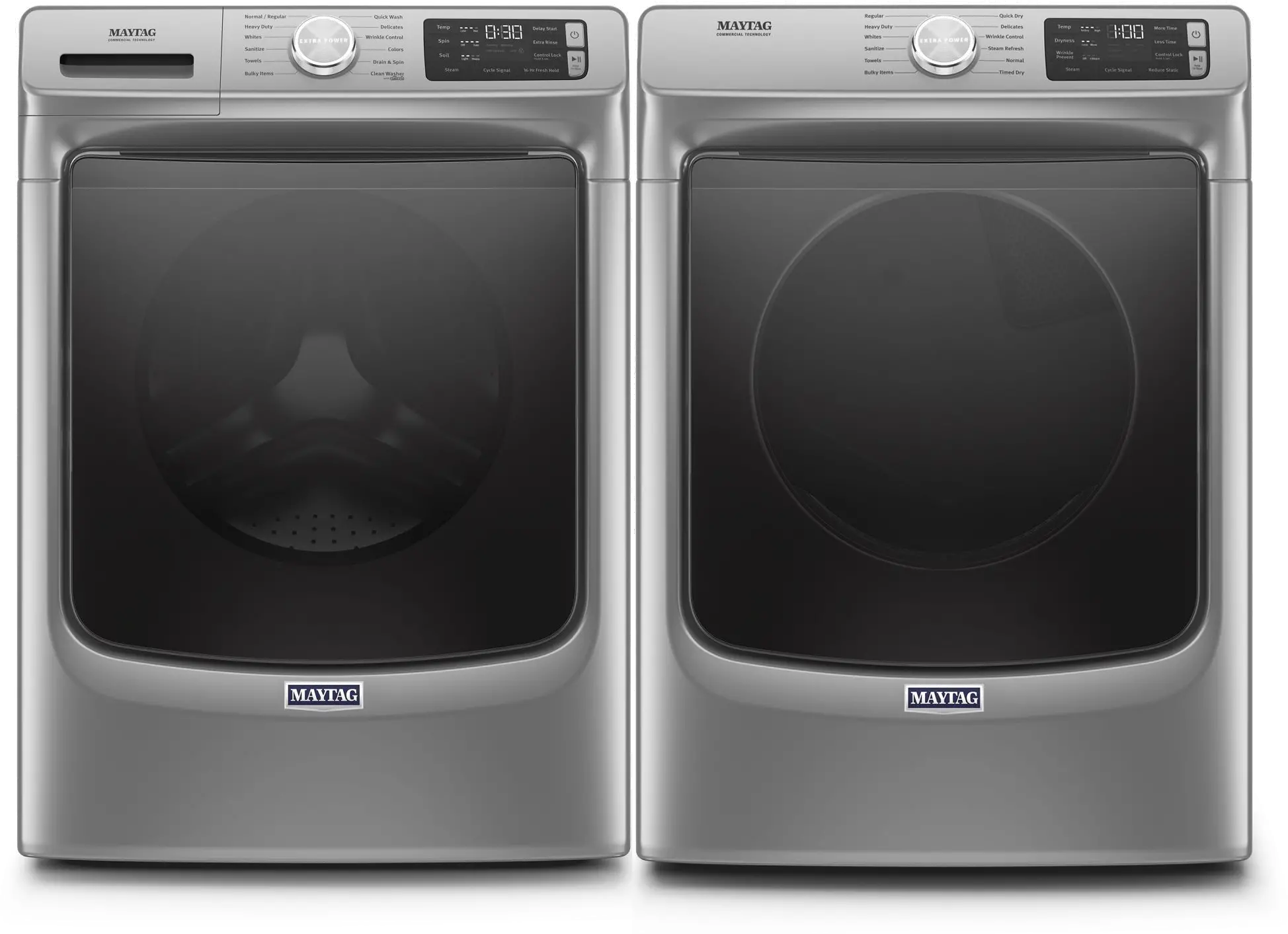 .MAT-6630-CRM-ELE-PR Maytag Electric Laundry Pair - Metallic Slate 6630-1
