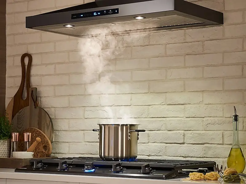 NK36M9600WM Samsung Chef 36 Inch Wall Mounted Hood - Black Stainless Steel-5