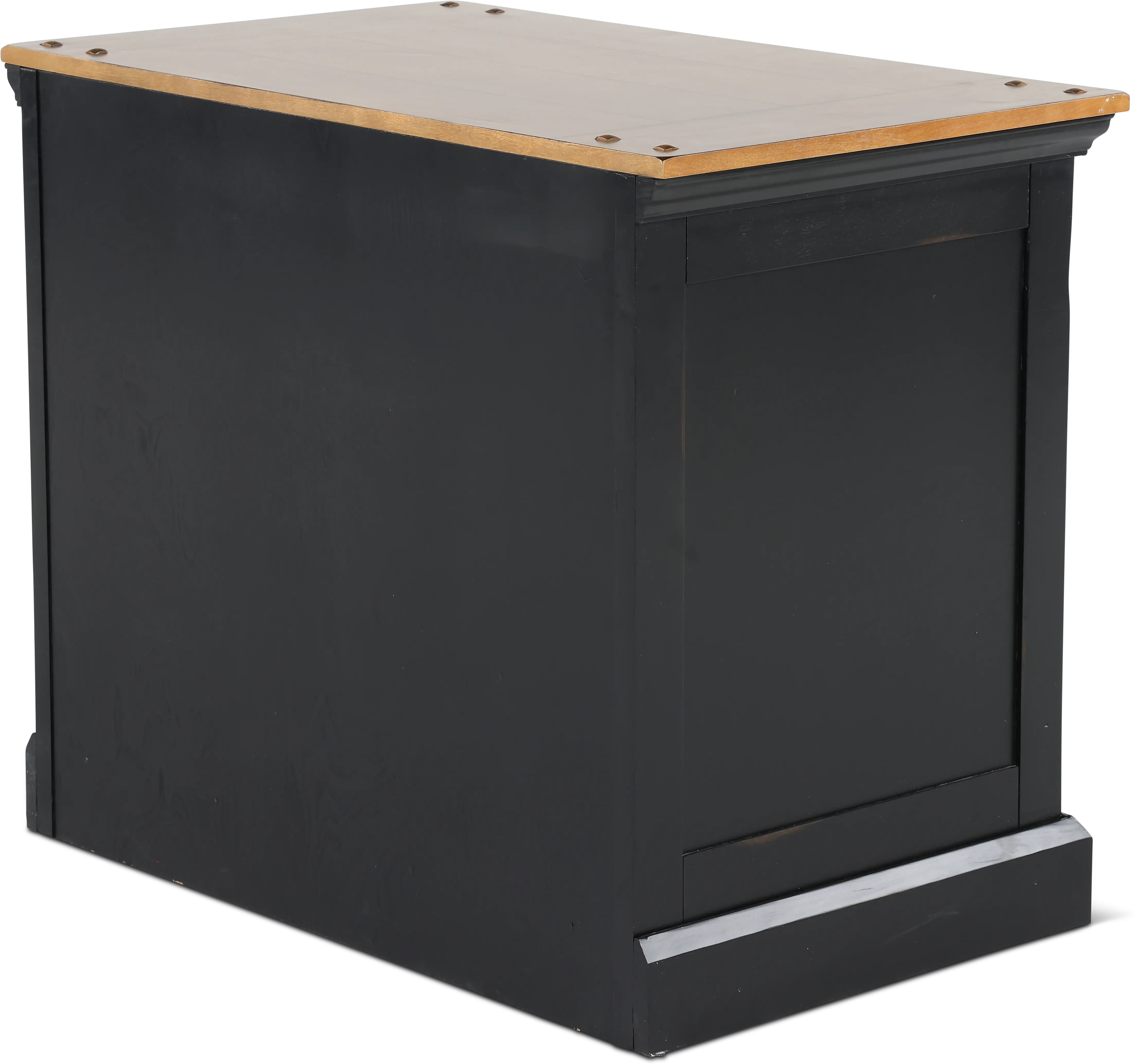 Toulouse Natural Brown and Black Lateral File Cabinet-6