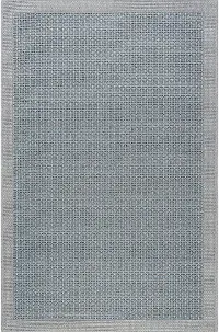 SRN10068X10 Serenity 8 x 10 Modern Solid Blue Indoor-Outdoor Rug