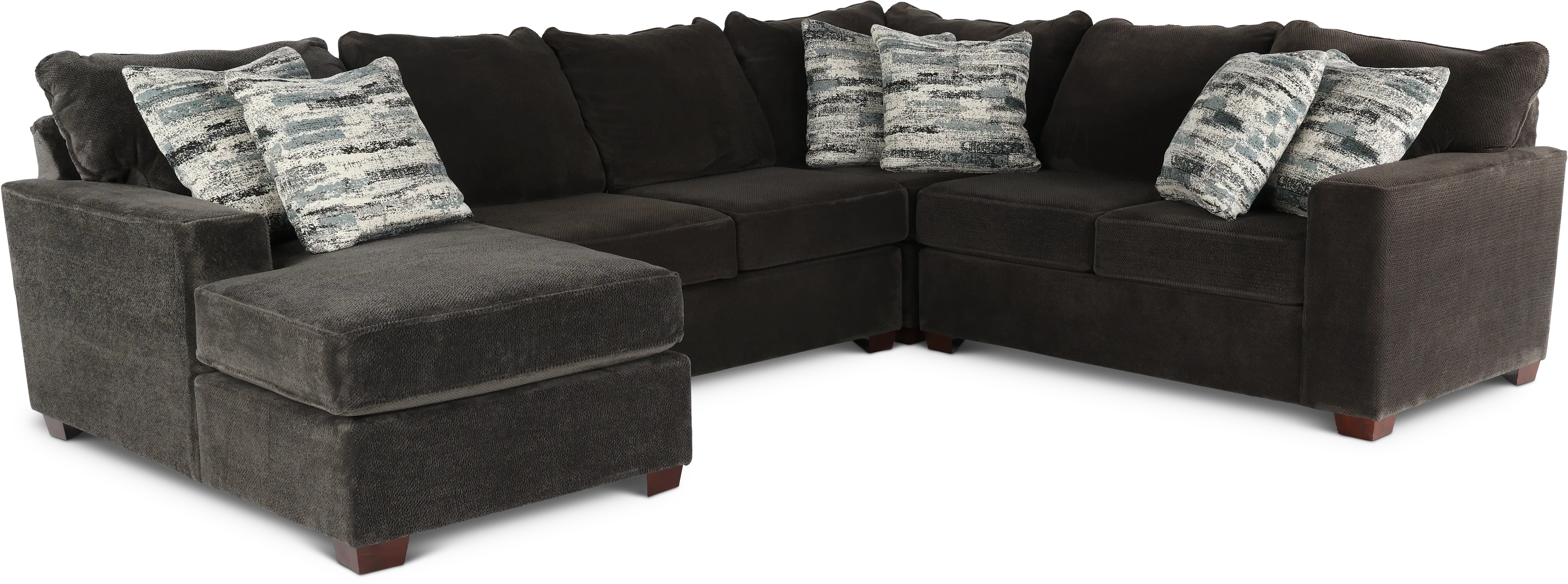 4PC/AUTUMN/STNG/OPT4 Autumn Gray 4 Piece Sectional-1
