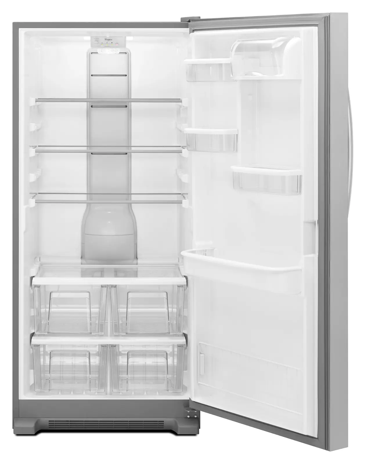 WSR57R18DM Whirlpool 18 cu ft Refrigerator - 30 Inch, Stainless Steel-1