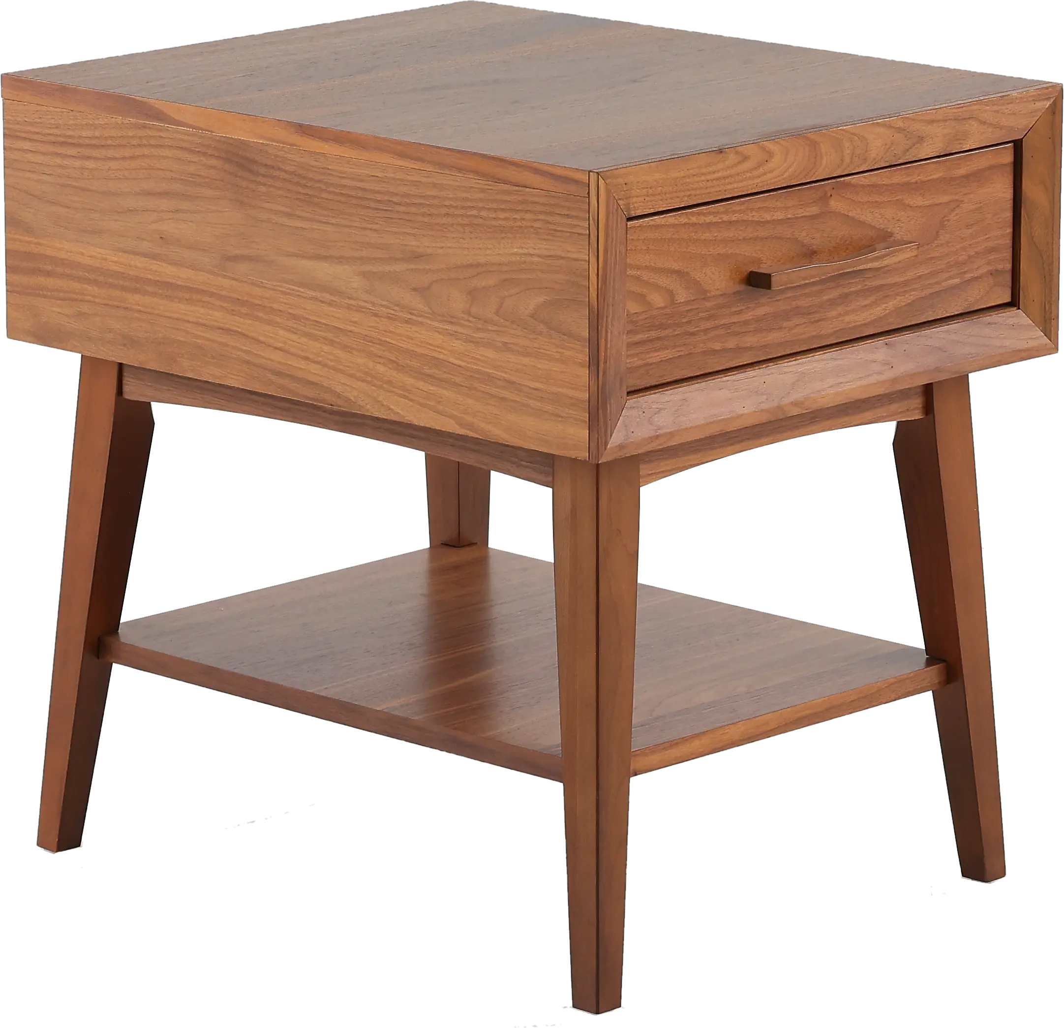 Venice Light Walnut End Table - Large-6