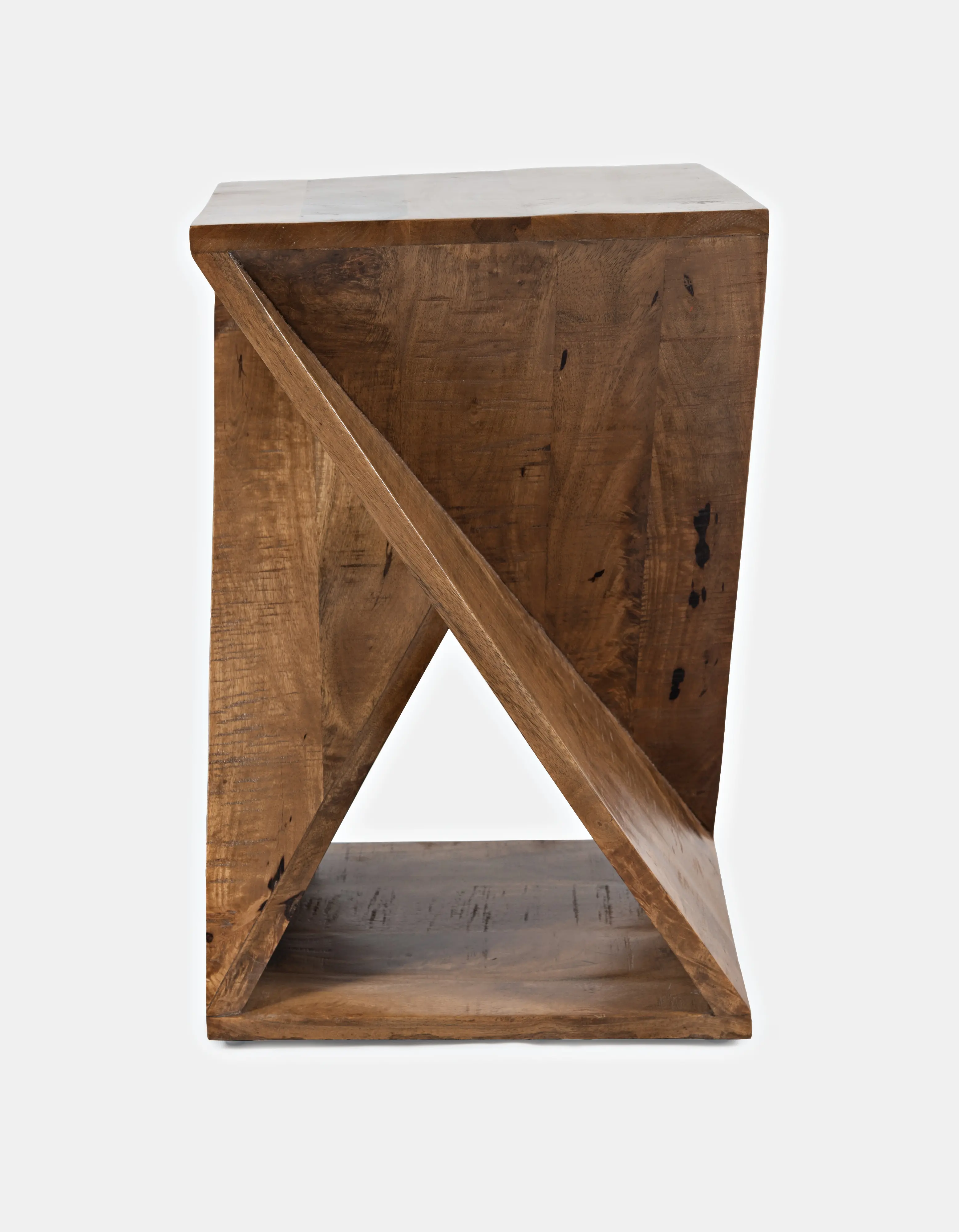 Global Archive Solid Mango Wood Accent Table-3