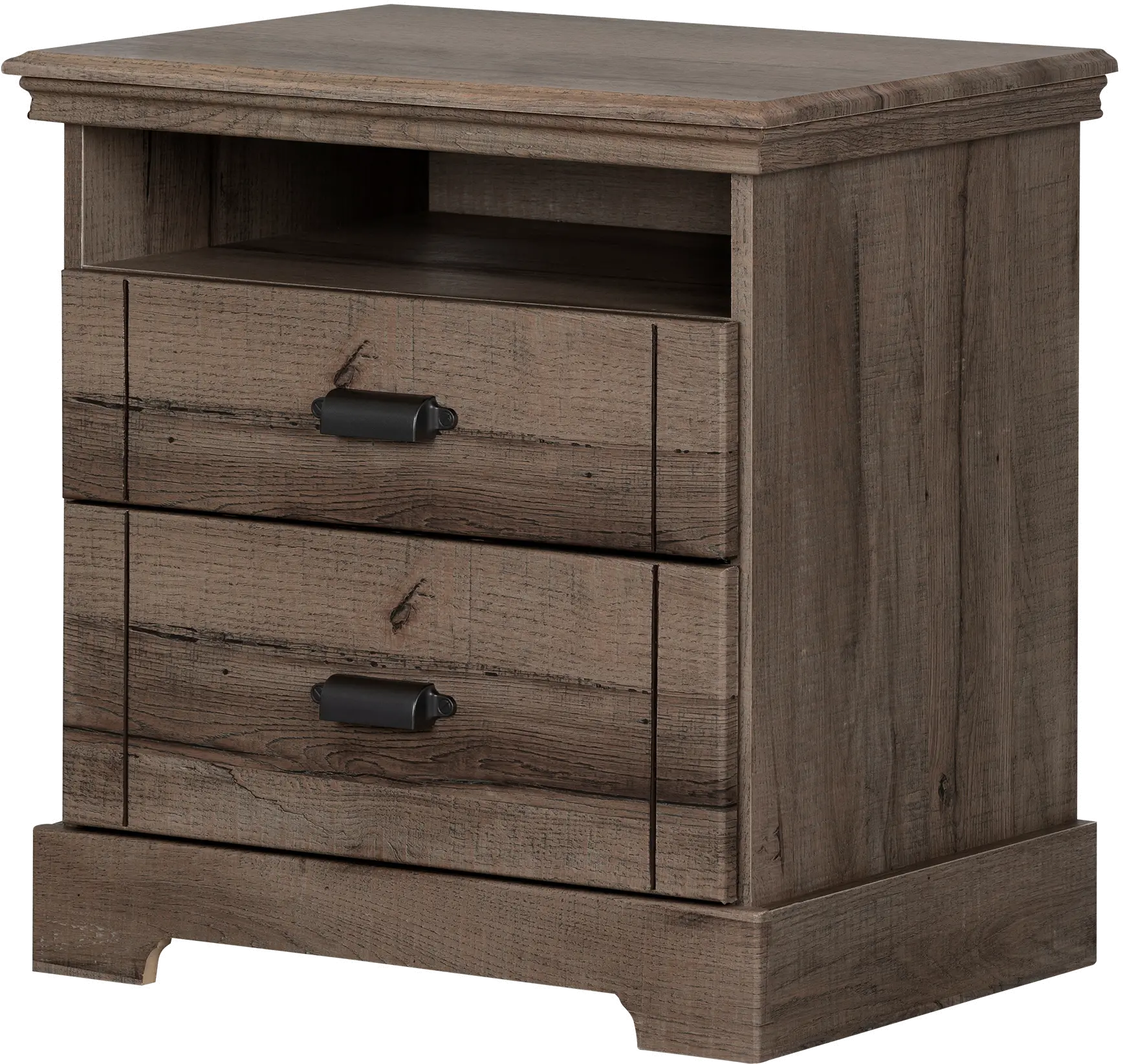 11907 Classic Cottage Oak Brown Nightstand - South Shore-1