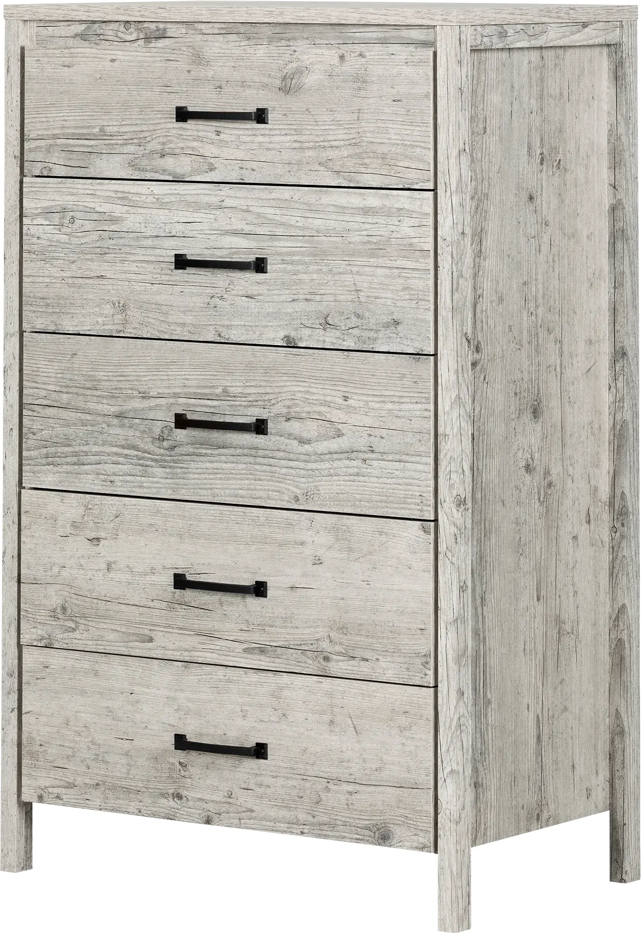 11897 Gravity Contemporary Rustic Seaside Pine Chest of Drawers - South Shore-1