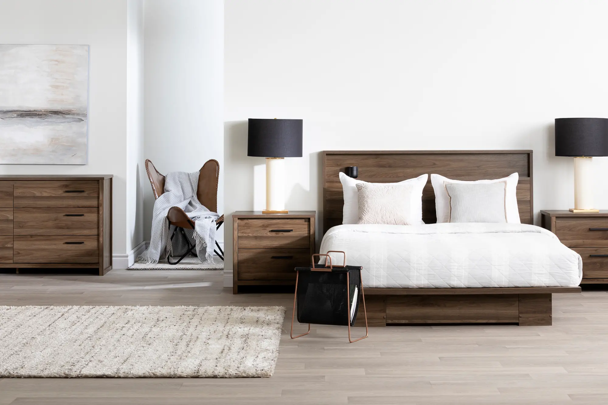 11936 Tao Modern Walnut 6 Drawer Dresser - South Shore-3