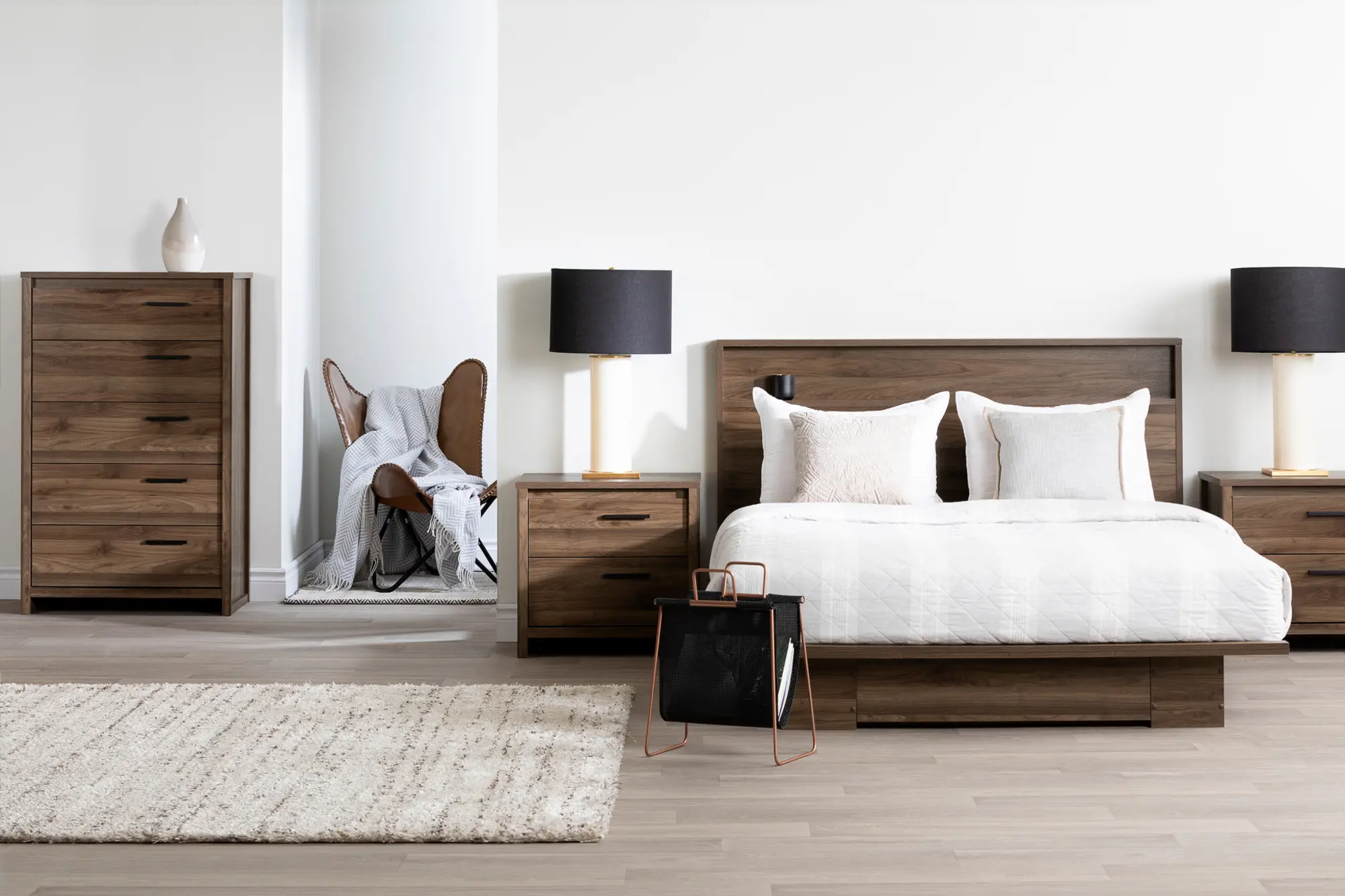 11940 Tao Modern Walnut Full/Queen Headboard - South Shore-5