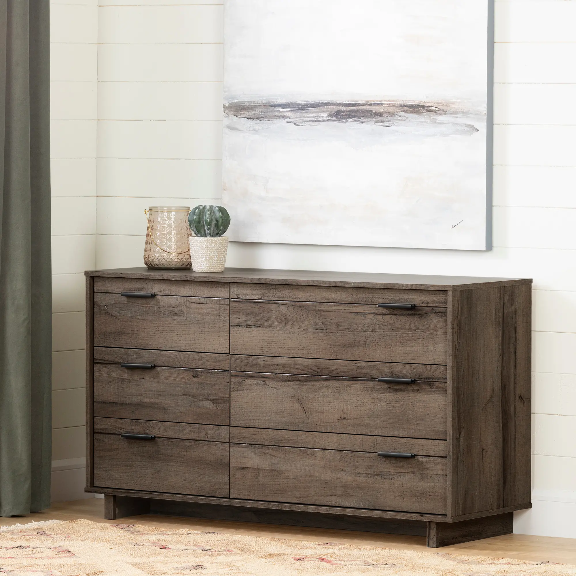 11922 Modern Fall Oak Brown Drawer - South Shore-2
