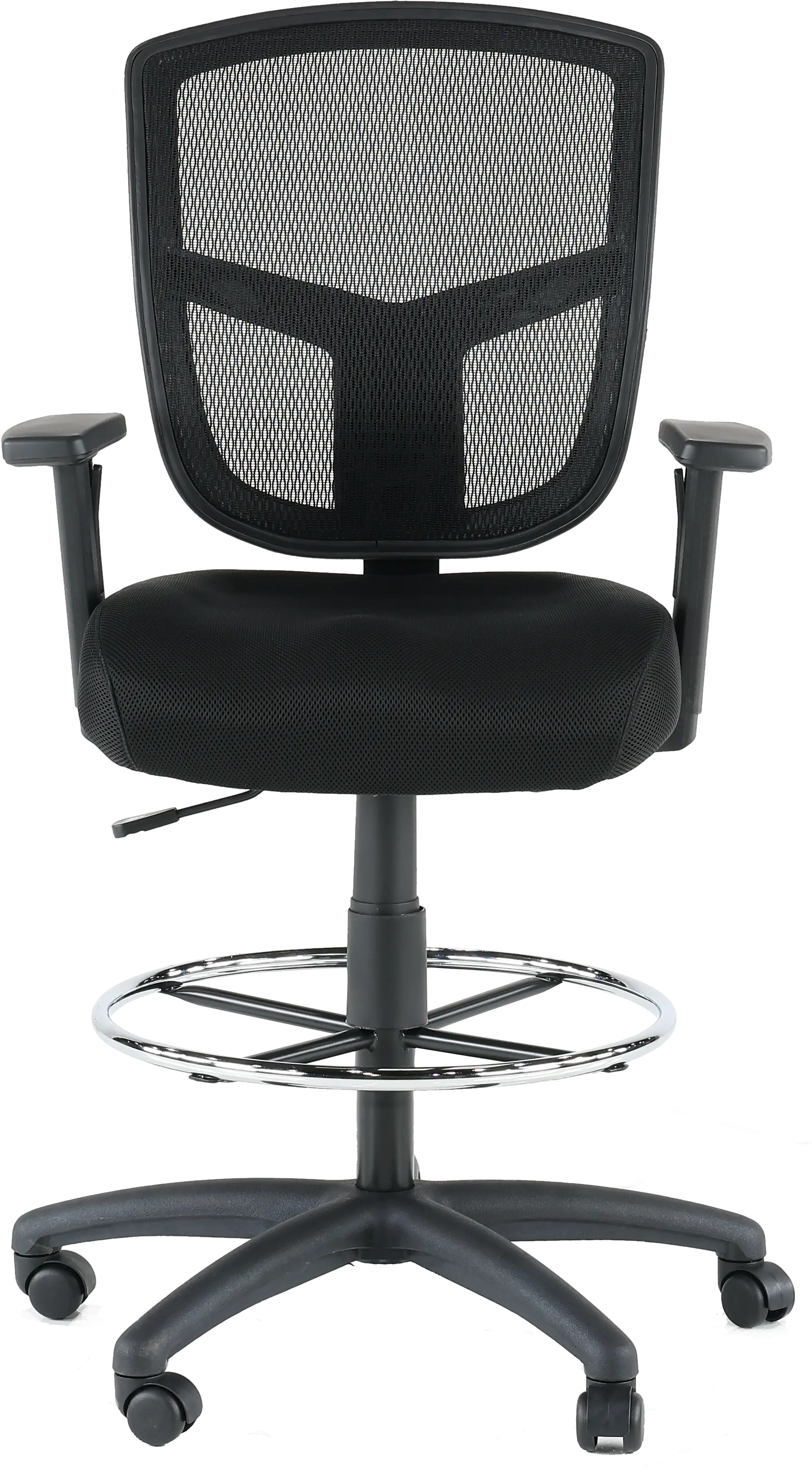 Black Mesh Office Drafting Chair - Drafting Chair Series-9