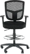 Black Mesh Office Drafting Chair - Drafting Chair Series
