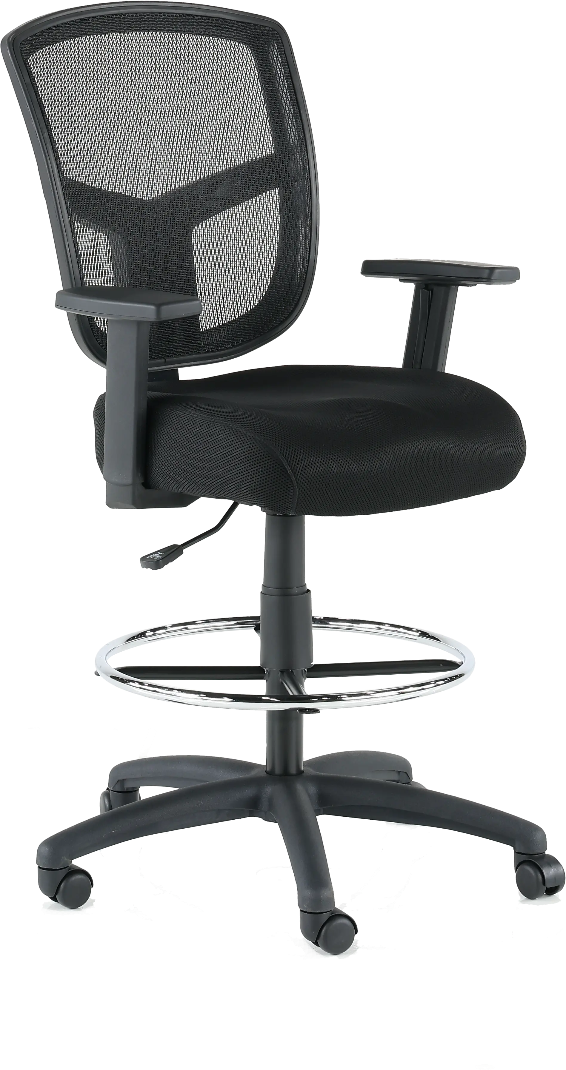 Black Mesh Office Drafting Chair - Drafting Chair Series-2