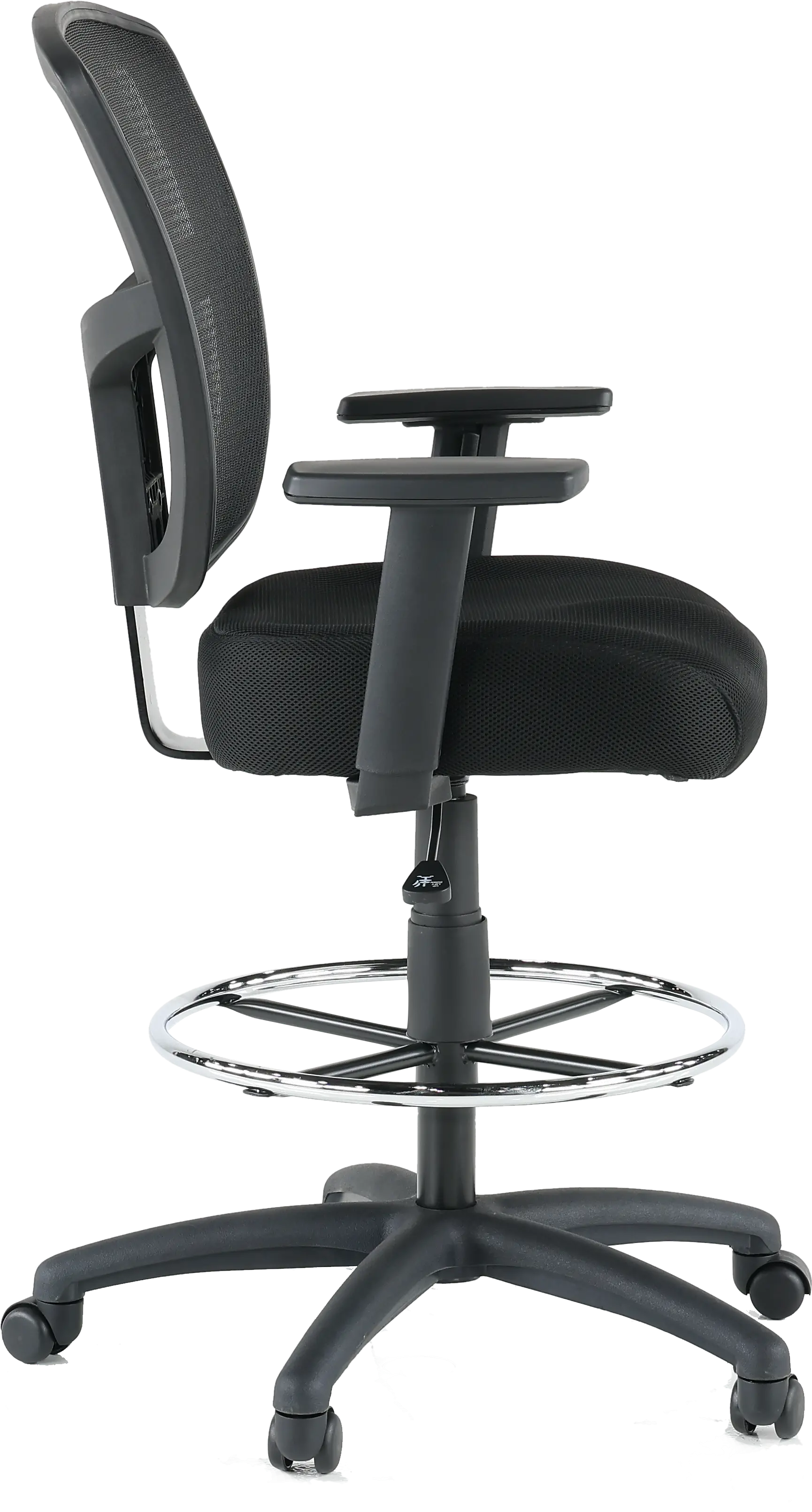 Black Mesh Office Drafting Chair - Drafting Chair Series-3