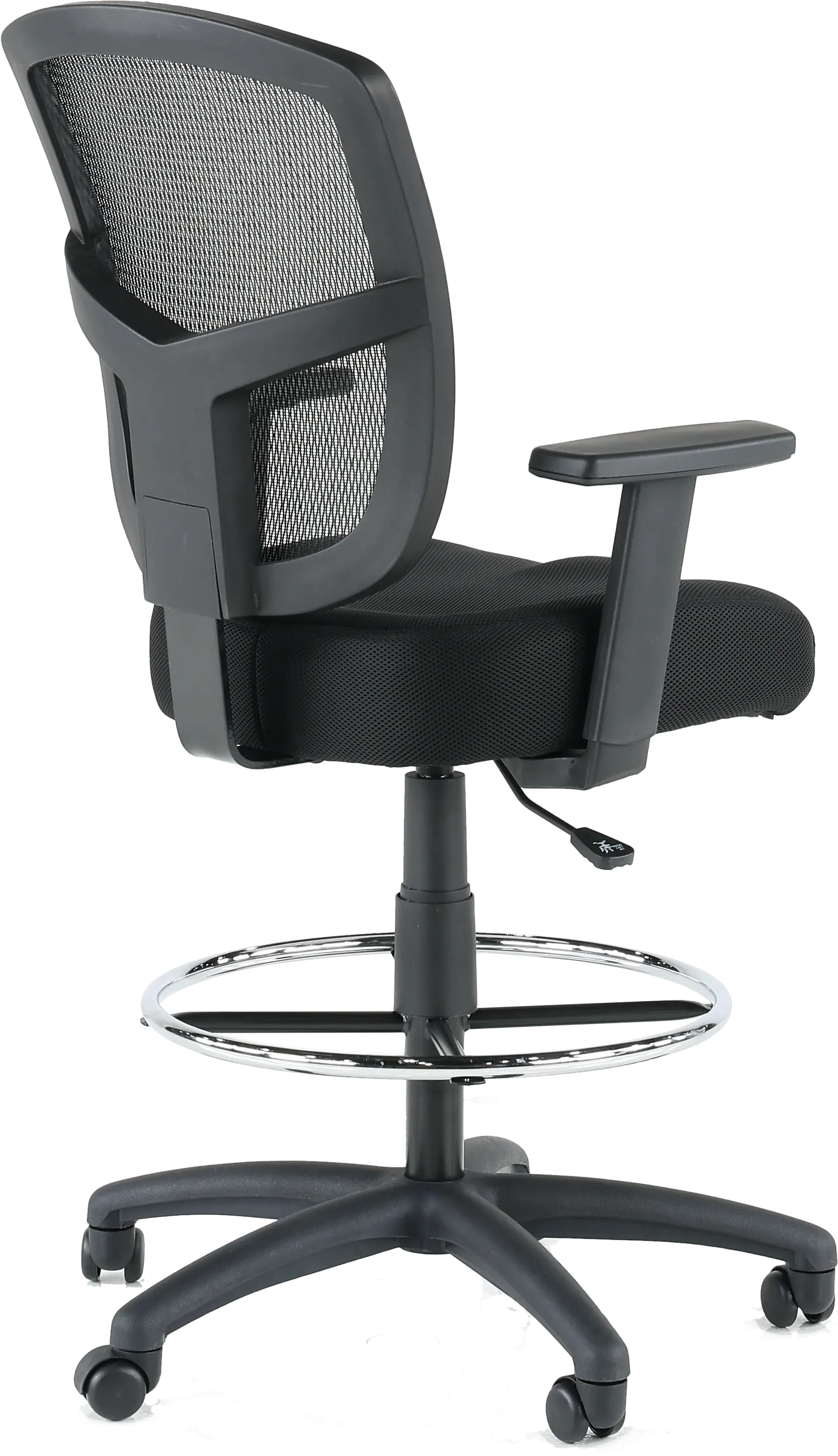 Black Mesh Office Drafting Chair - Drafting Chair Series-4