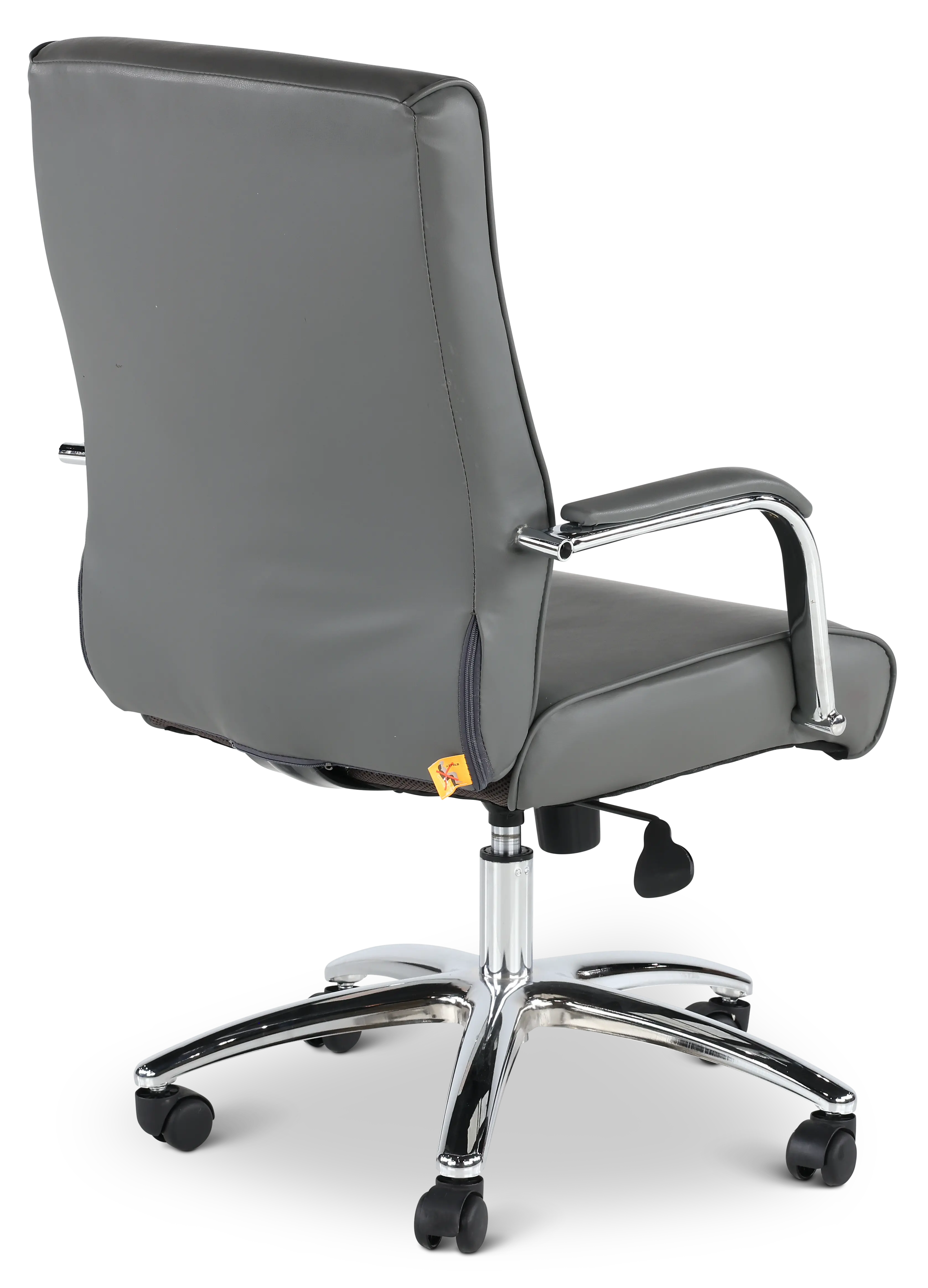 Modern Executive Series Gray CareSoft Vinyl Office Chair-6