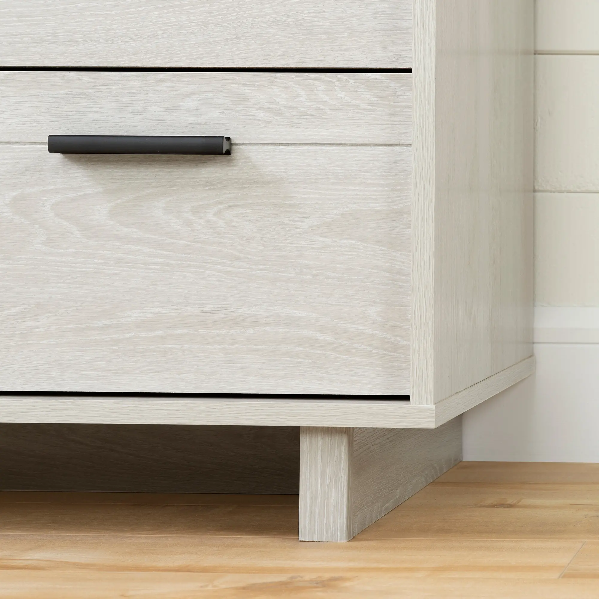 South Shore Fynn 6-Drawer Double Dresser - Winter Oak