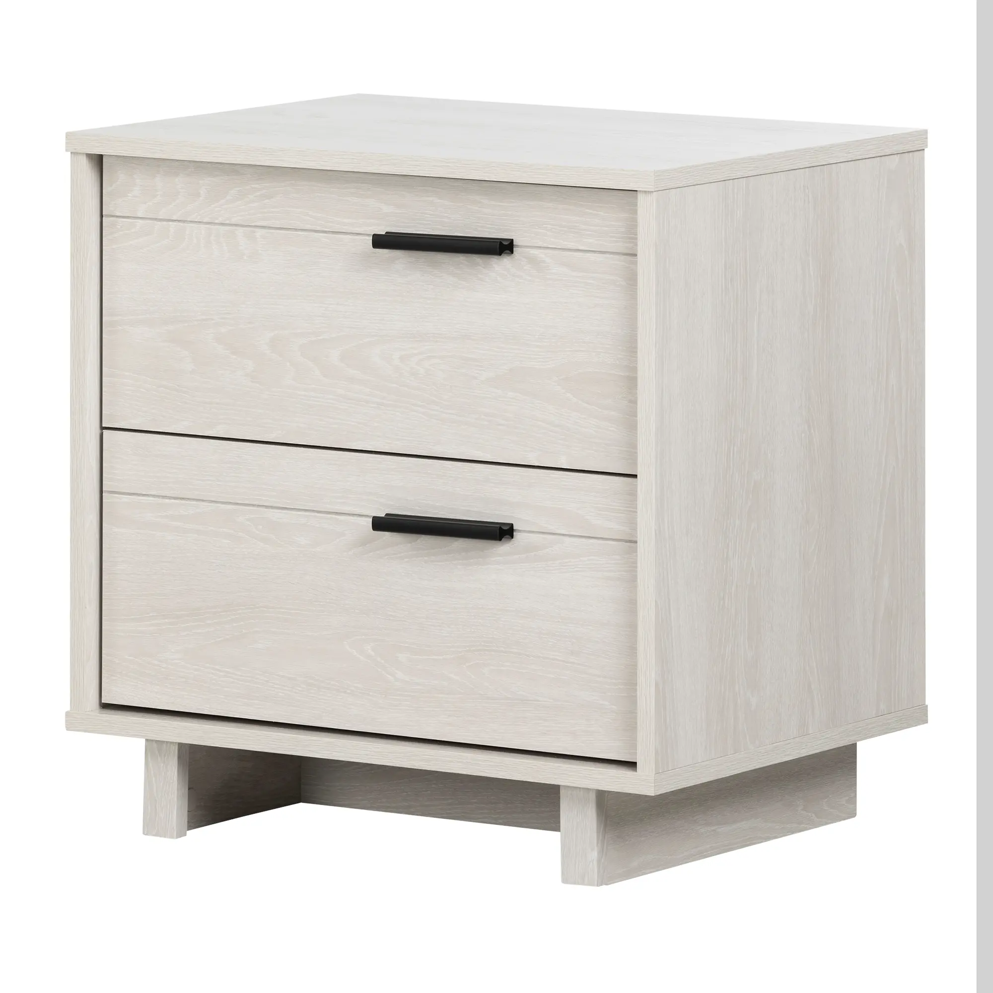 11952 Modern Light Gray Oak Nightstand - South Shore-4