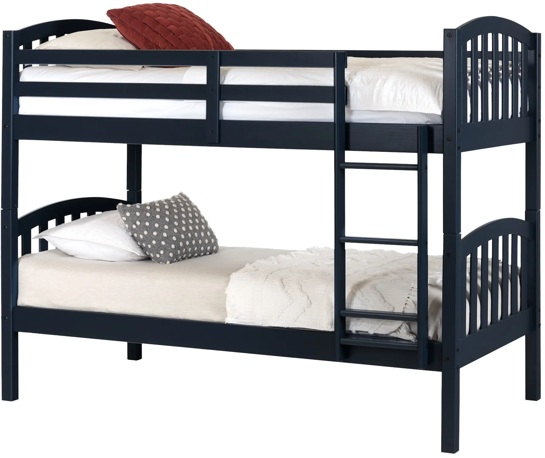 11820 Cottage Navy Blue Twin-over-Twin Bunk Bed - South Shore-5