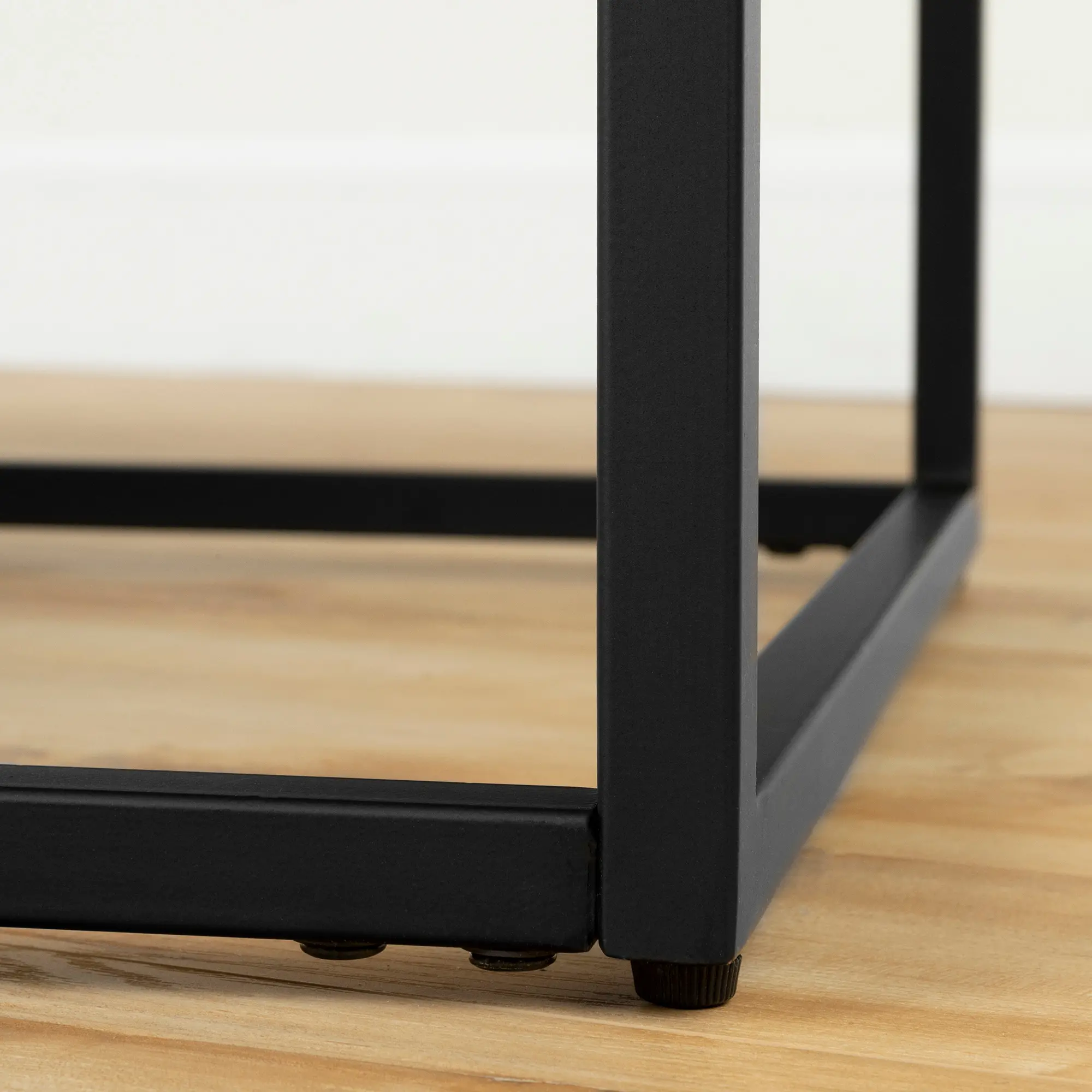 12066 Mezzy Concrete Gray and Black Coffee Table - South Shore-5