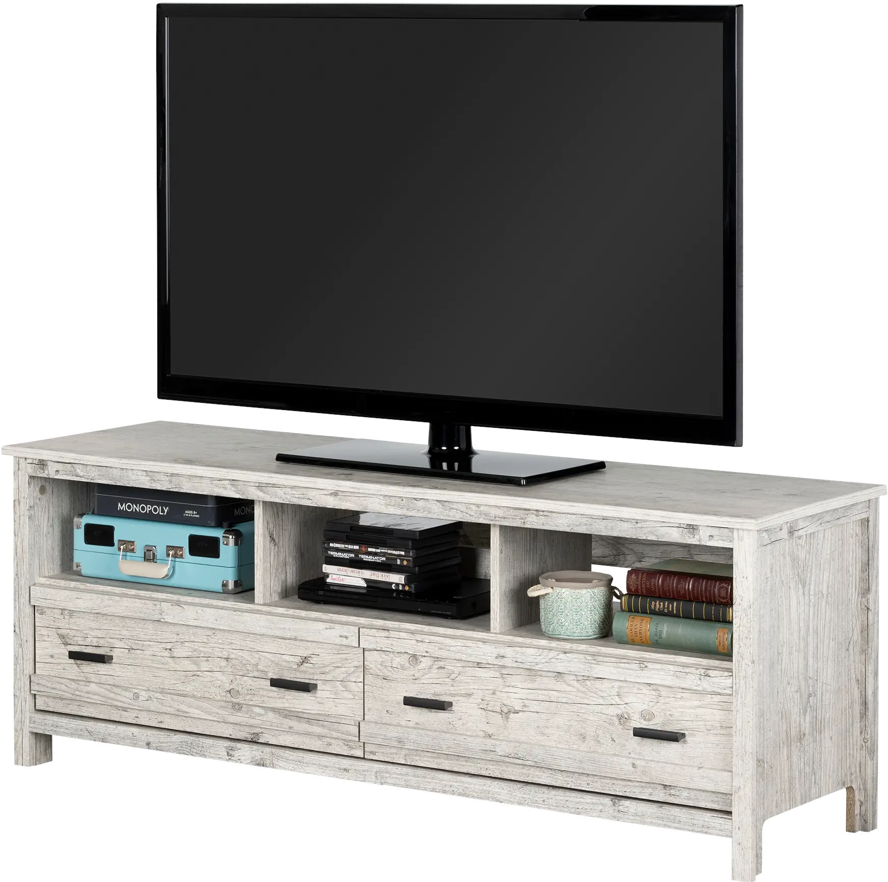 11887 Exhibit 60 inch Seaside Pine TV Stand - South Shore-5