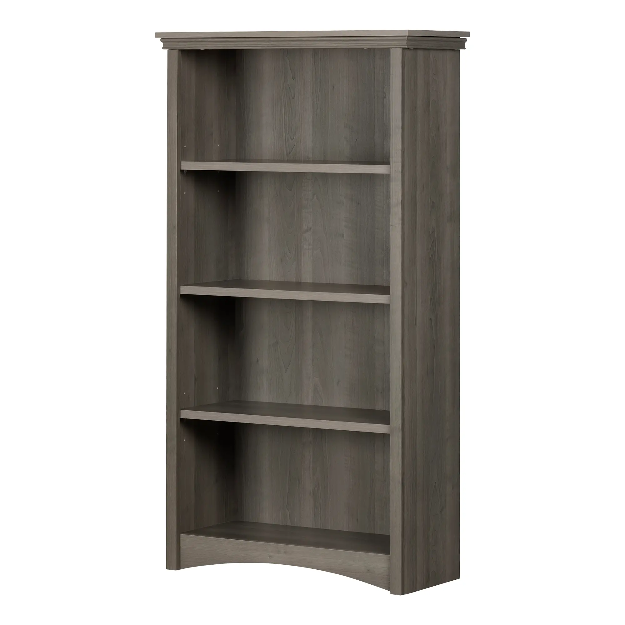 12205 Artwork Gray Maple 4-Shelf Bookcase-6