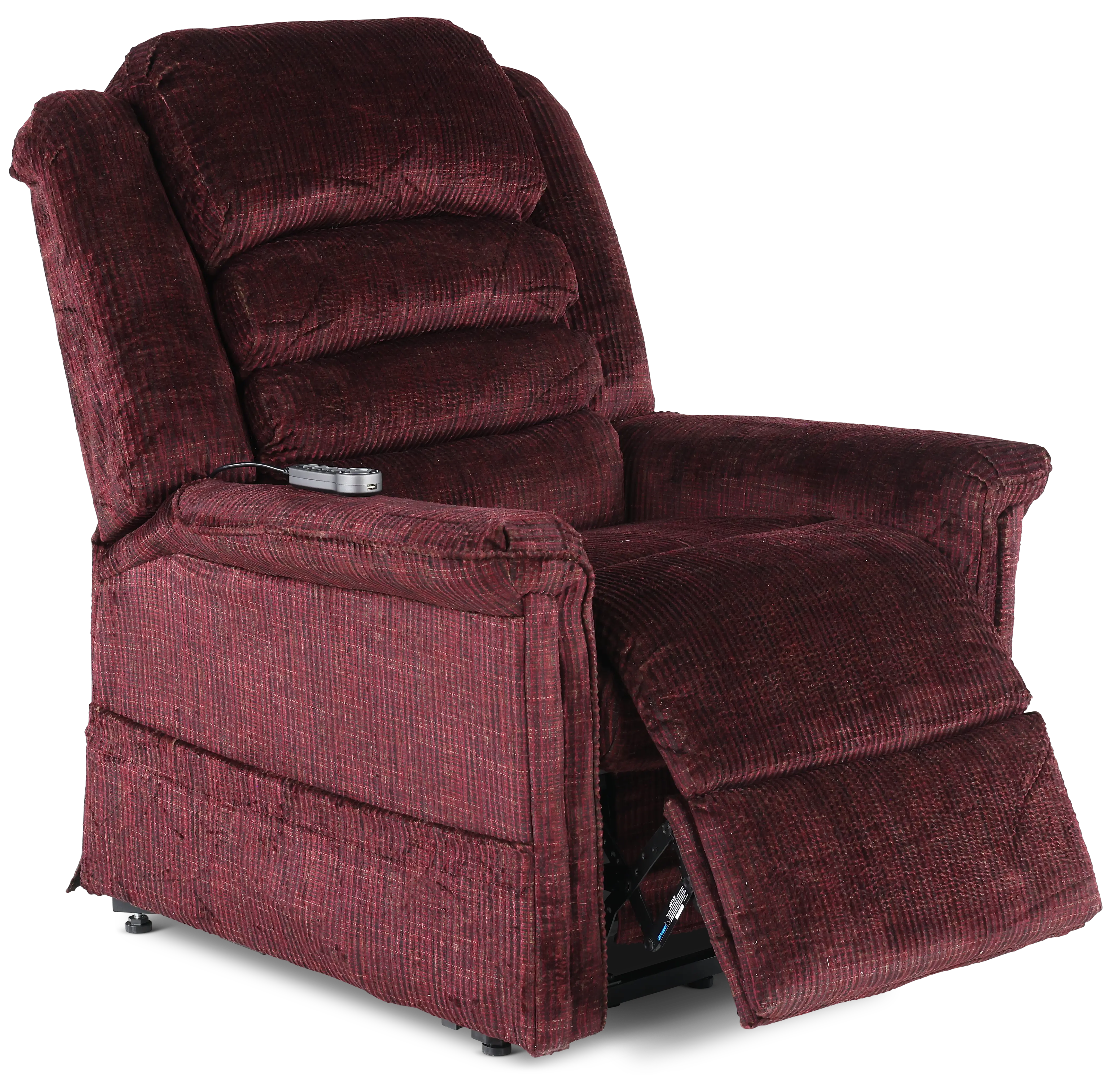 4825-2001-34 Soother Wine Power Reclining Lift Chair with Heat and Massage-4