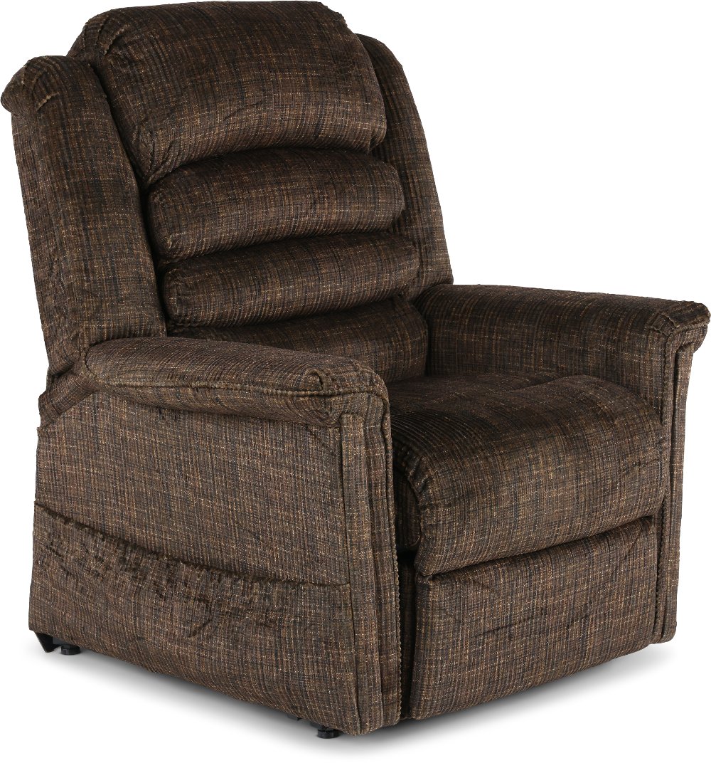 Soother Brown Power Reclining Lift Chair with Heat and Massage