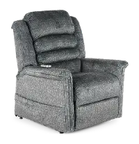 4825-2001-28 Soother Gray Power Reclining Lift Chair with Heat and Massage