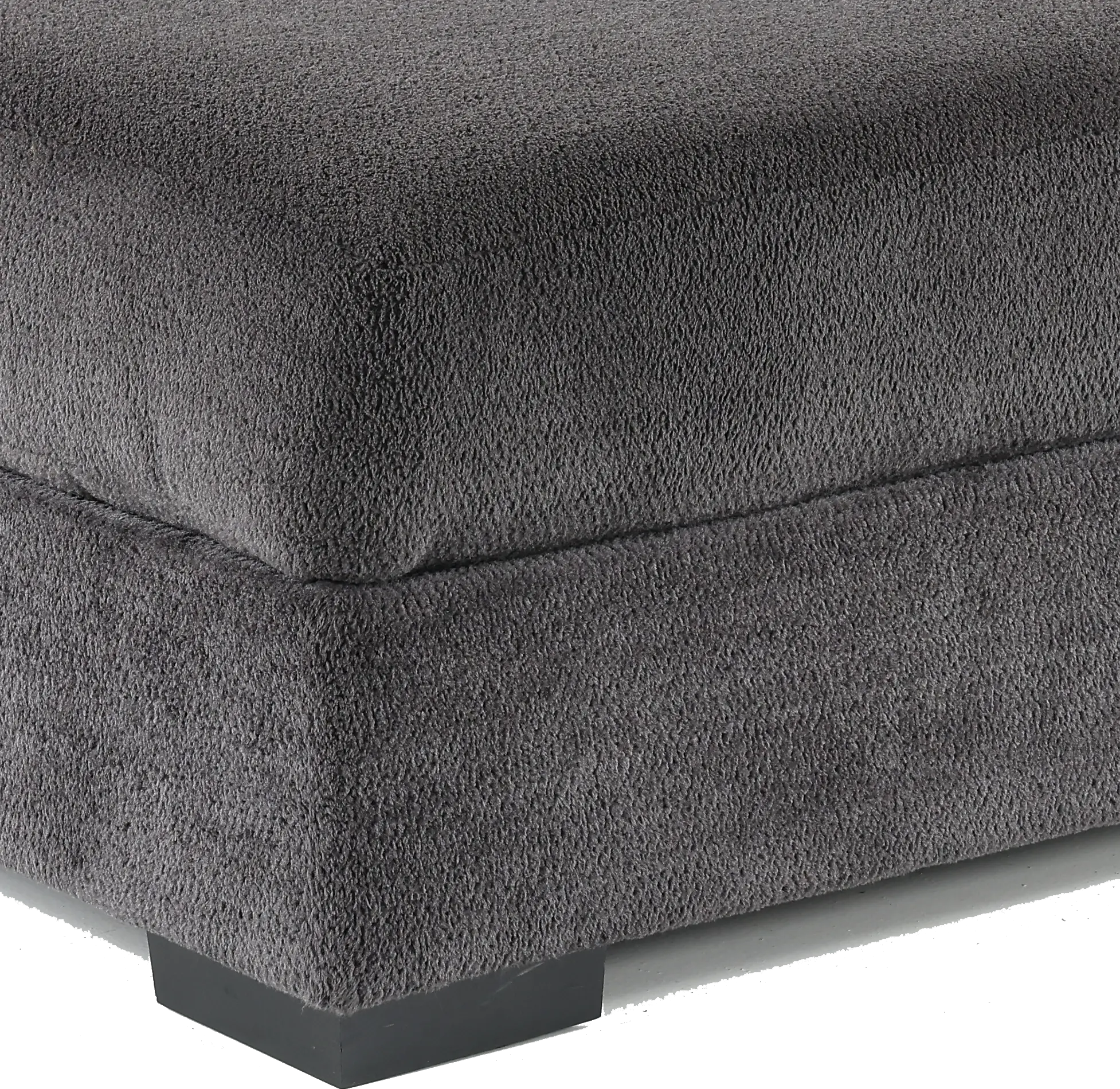 CHLCOOT Challenger Graphite Gray Cocktail Ottoman-2