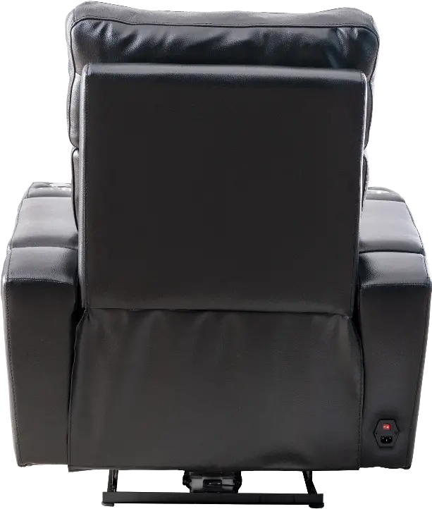 Carter Black Leather-Match Triple Power Theater Recliner-10