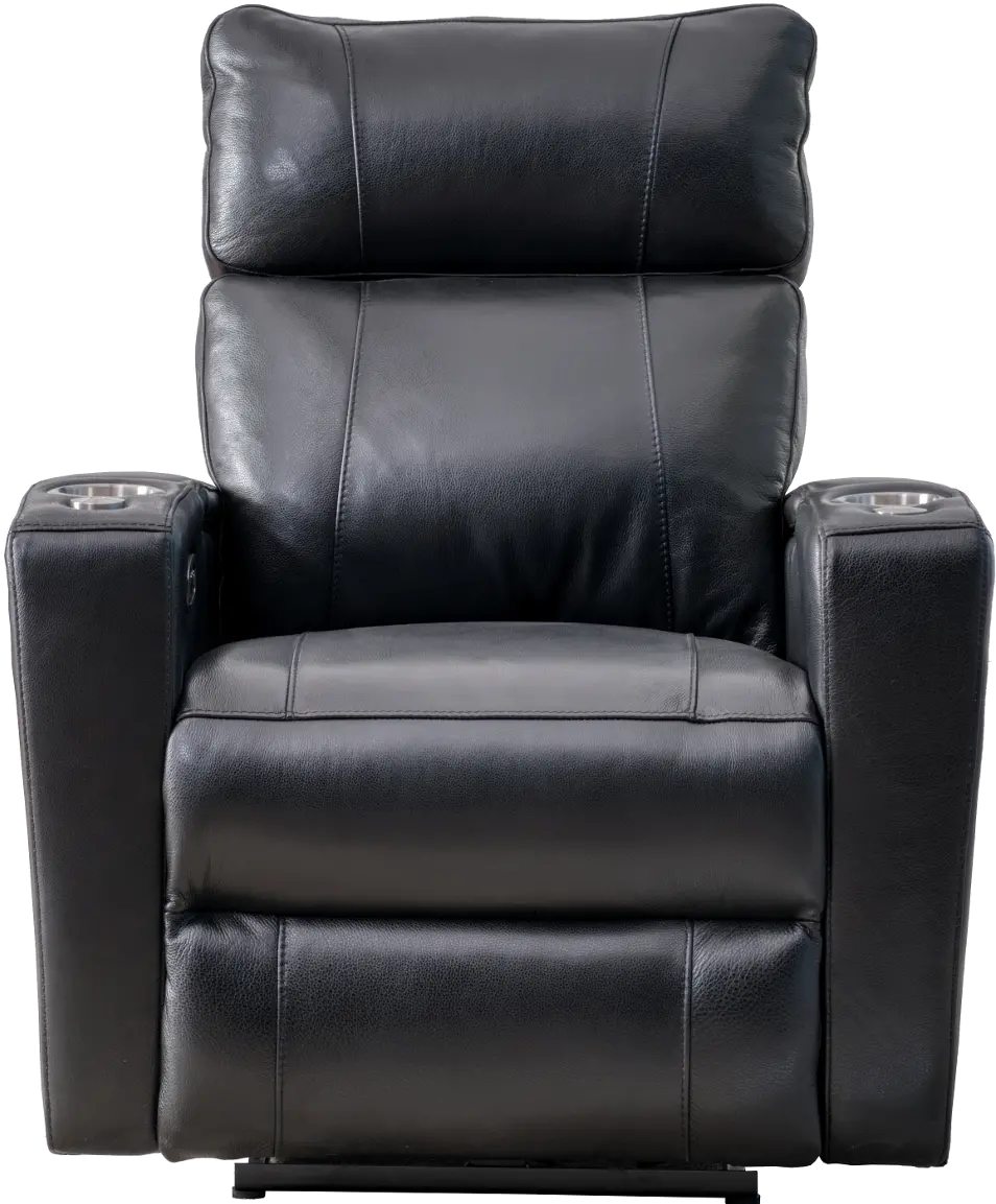 Carter Black Leather-Match Triple Power Theater Recliner-13