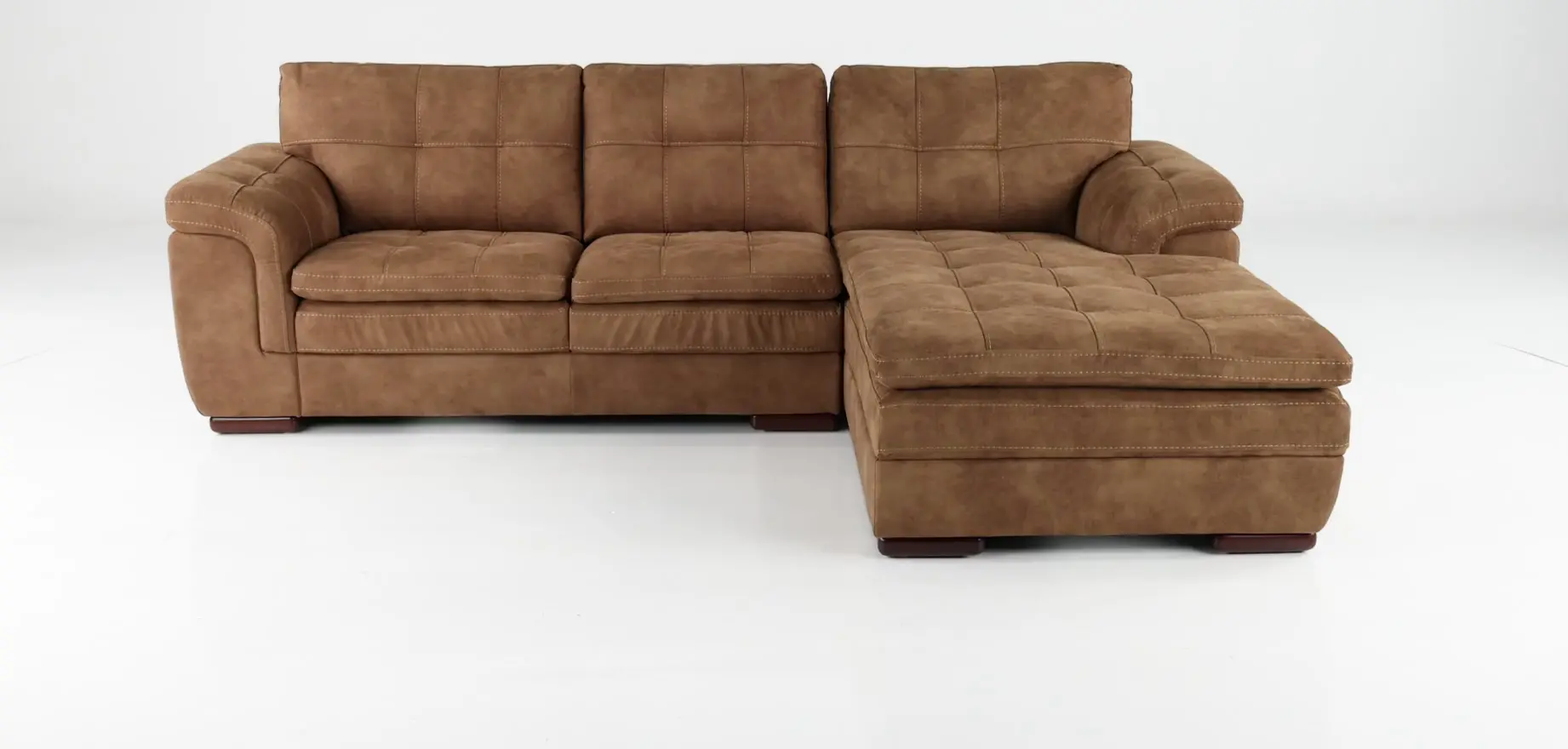 Sandy Brown 2 Piece Chaise Sectional-5