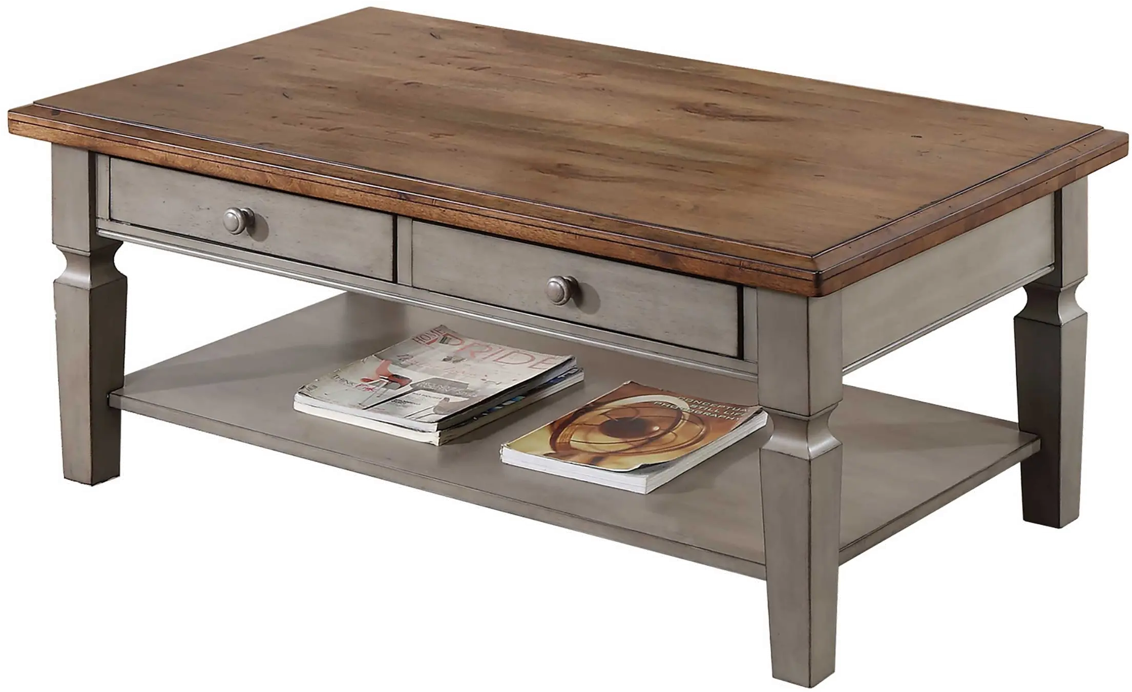 Barnwell Two Tone Coffee Table-1
