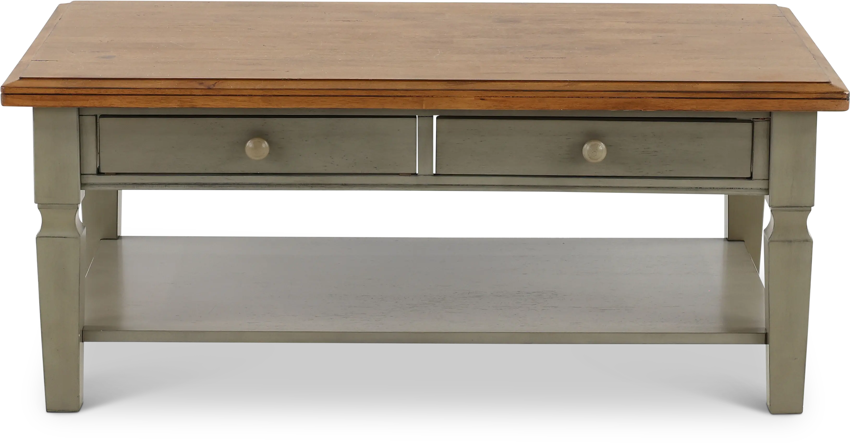 Barnwell Two Tone Coffee Table-4