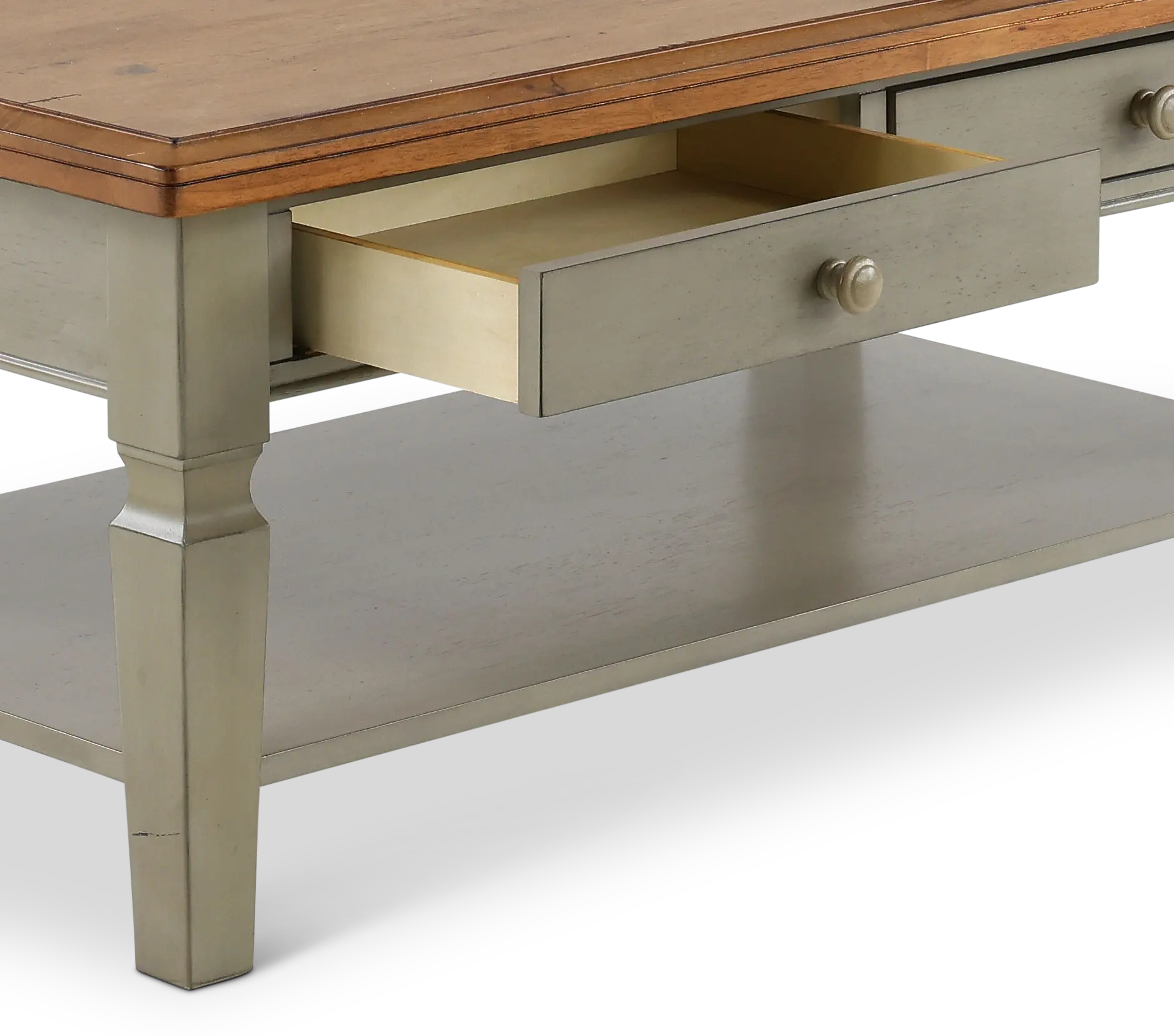 Barnwell Two Tone Coffee Table-5