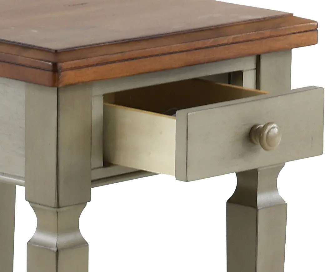 Barnwell Two Tone End Table-5