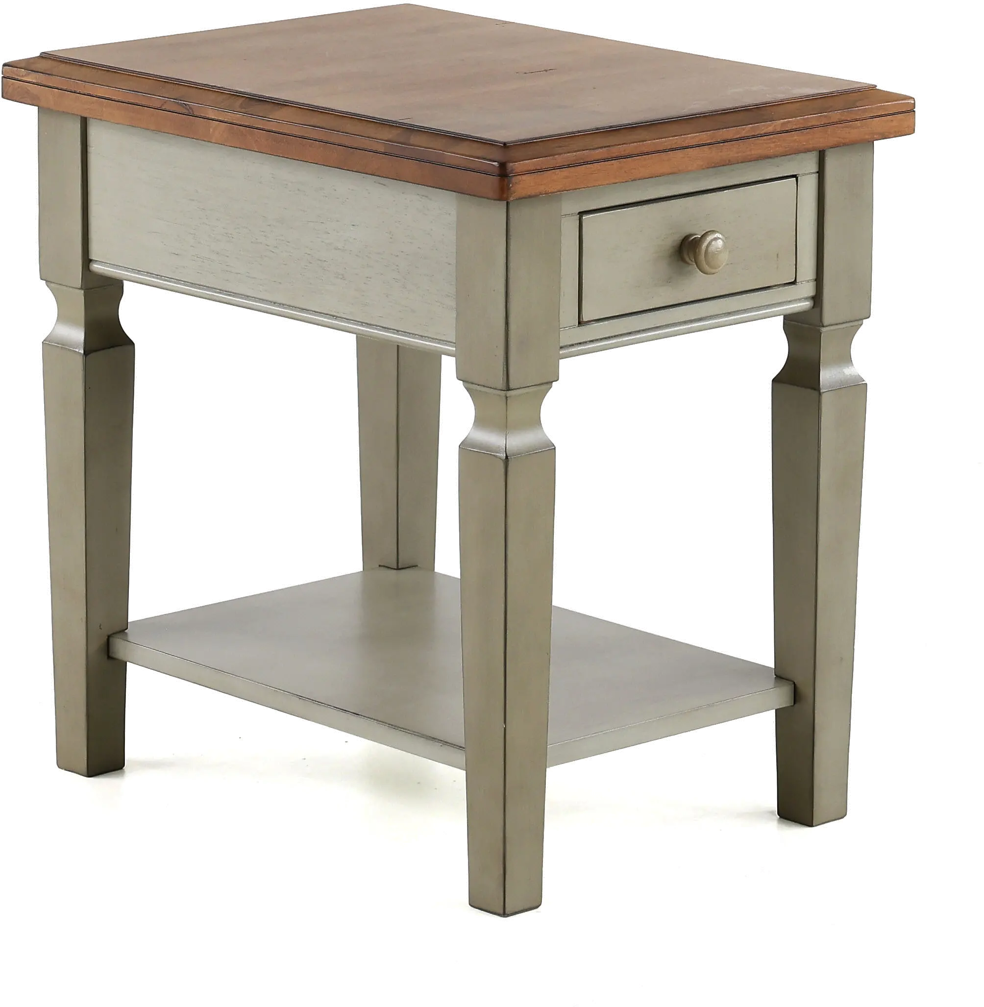 Barnwell Two Tone End Table-7