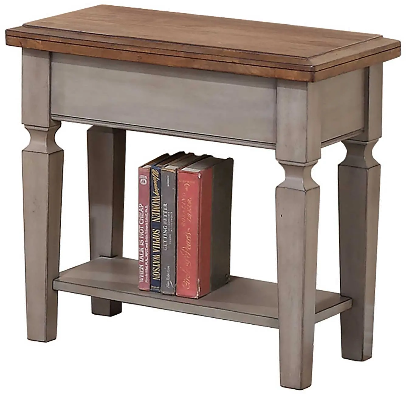 Barnwell Two Tone Side Table-1